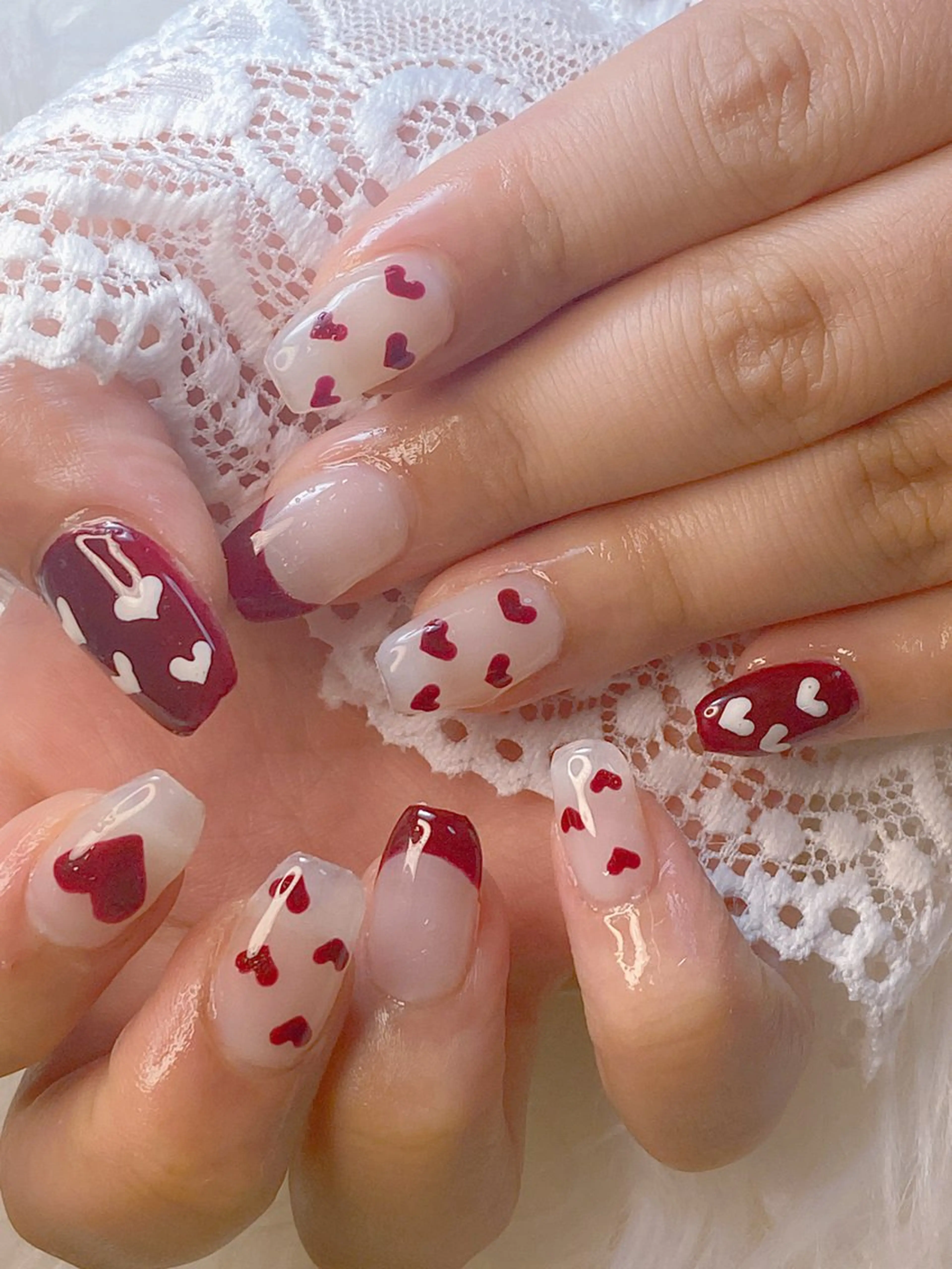 ネイル 長さ出し ネイルチップ ハンドネイル ハンドケア ハイネイル自宅サロン所属・ハイネイル 自宅サロンのネイルデザイン