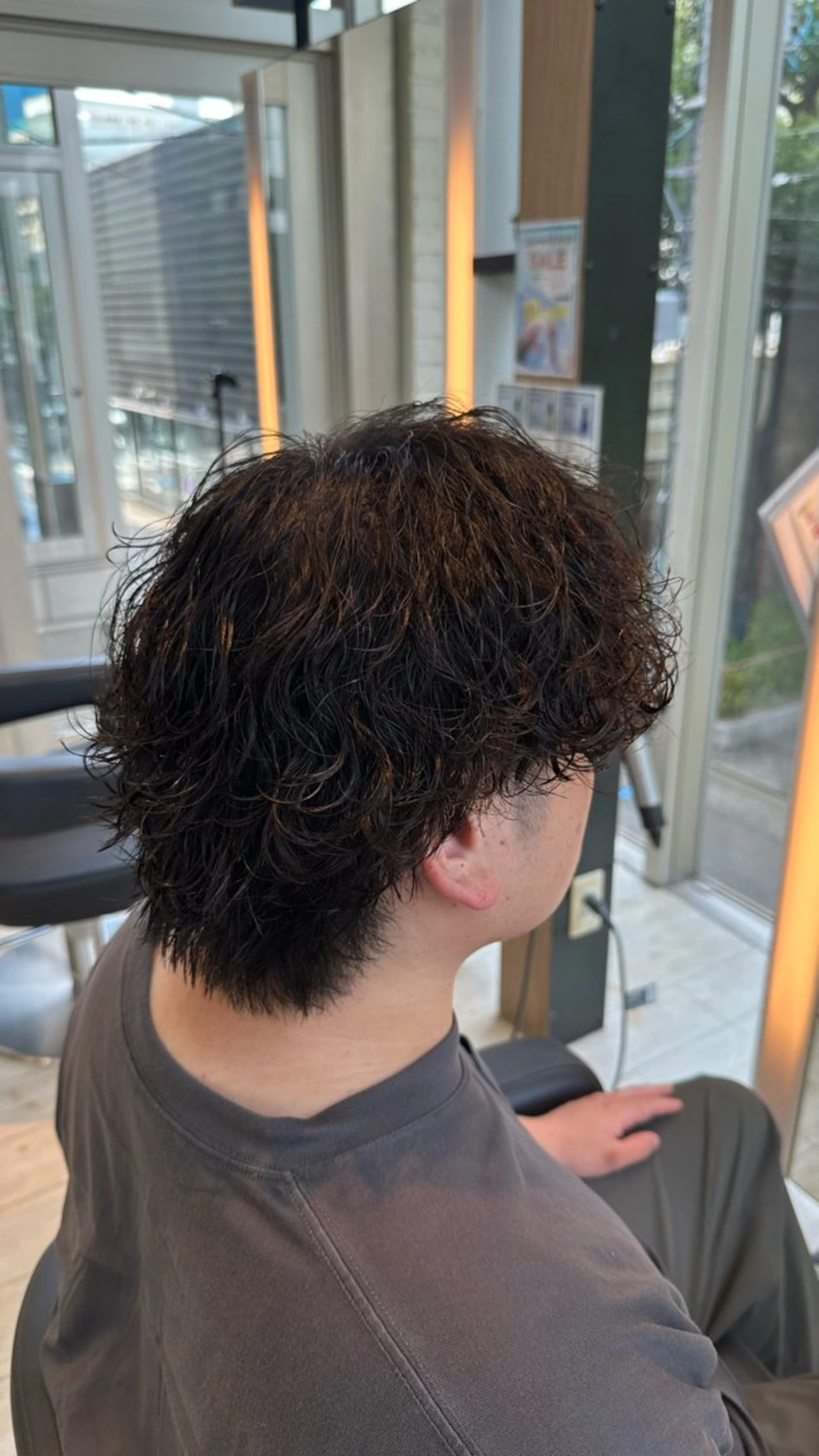 ✨️波巻き + カット付✂︎ + パーマ用ヘアトリートメント付🫧の写真