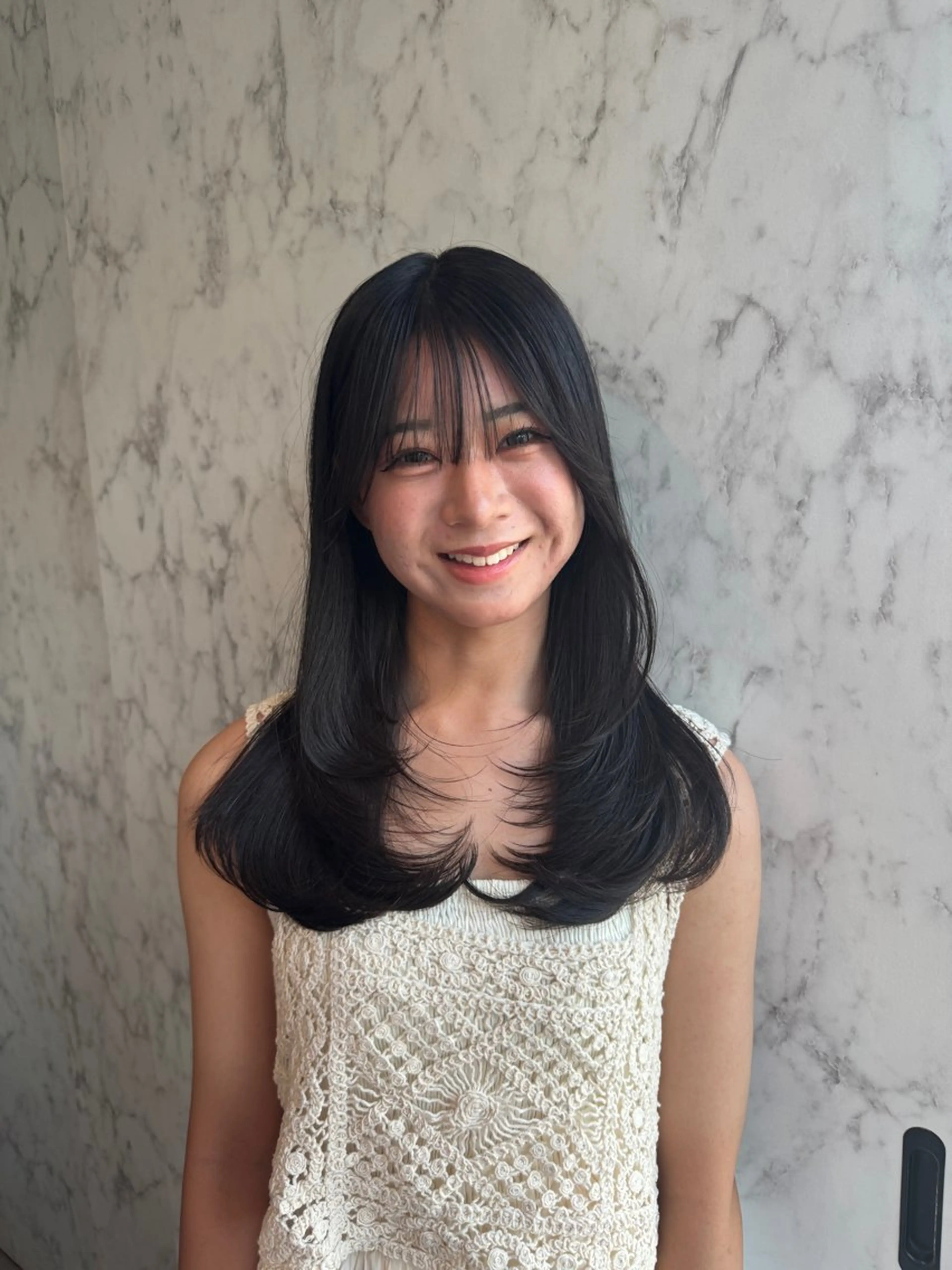 ロング レイヤー/グレージュ 🫧久屋🫧YURIのヘアスタイル