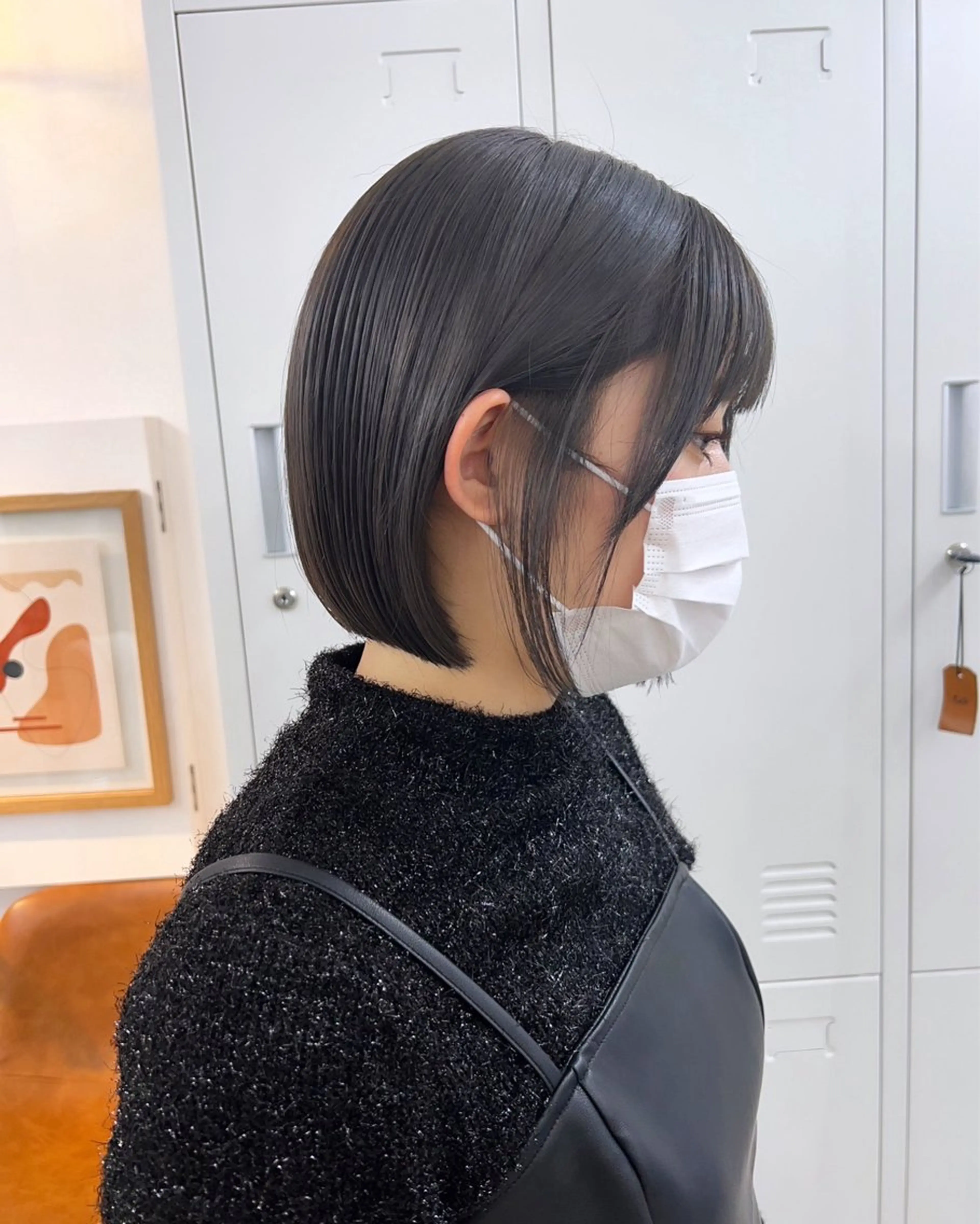 ショート カラー 透明感カラー グレージュ イルミナカラー ボブ トリートメント ✨髪質改善✨原宿 えのもと　はなのヘアスタイル