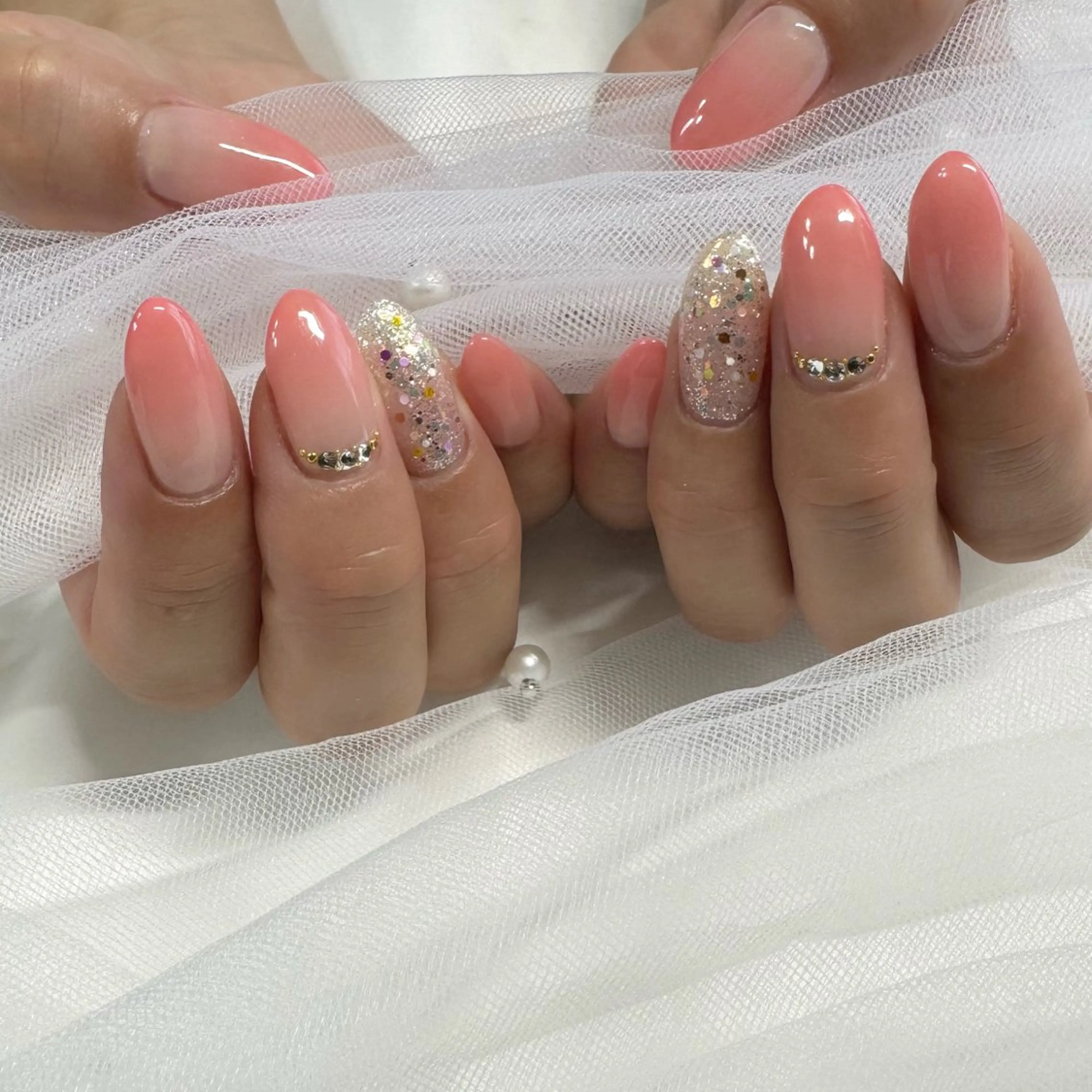 ネイル ジェルネイル シンプルネイル 東 千夏のネイルデザイン