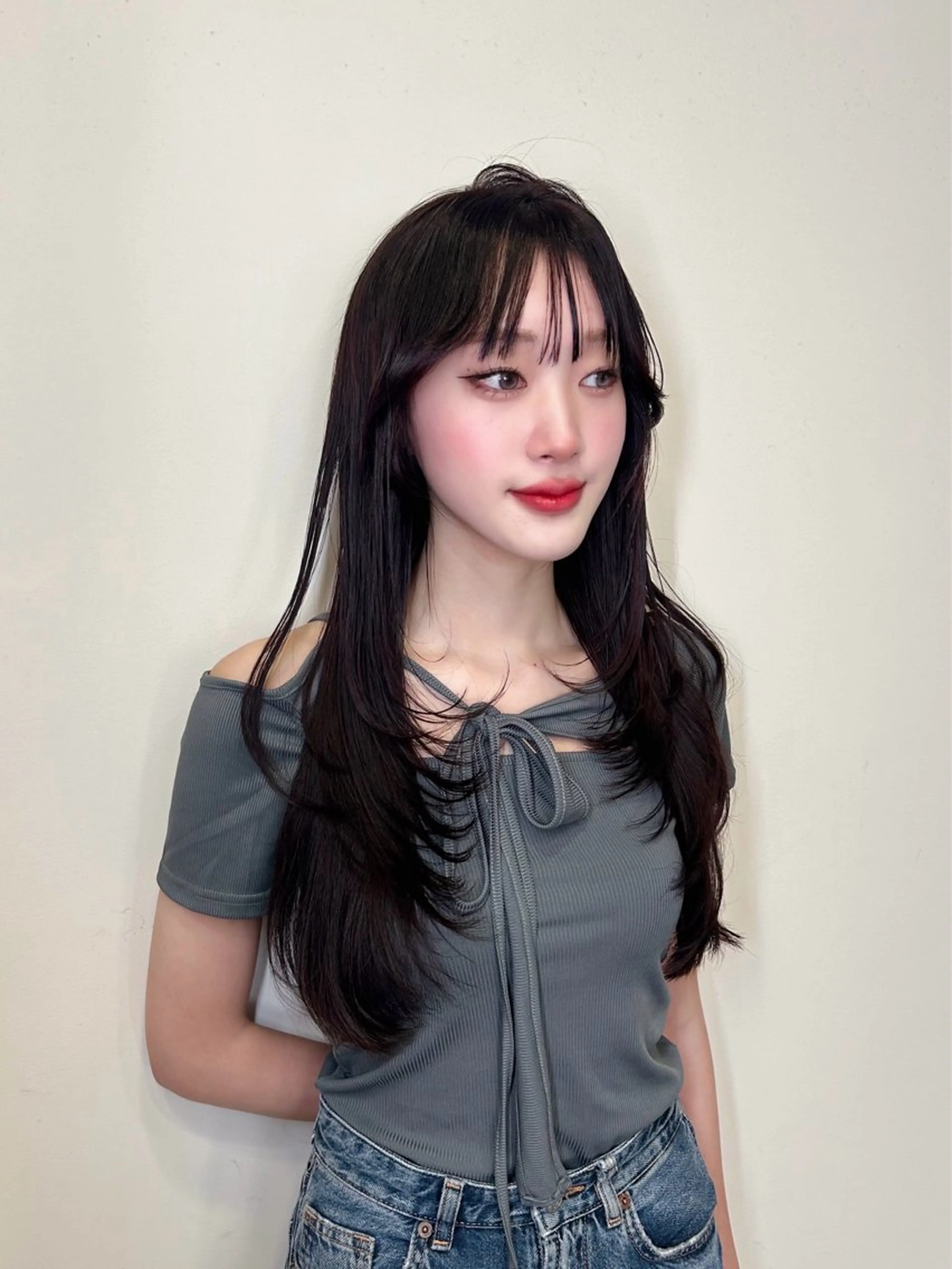 ロング カラー カット ヘアカラー YUI 武庫之荘美容室のヘアスタイル