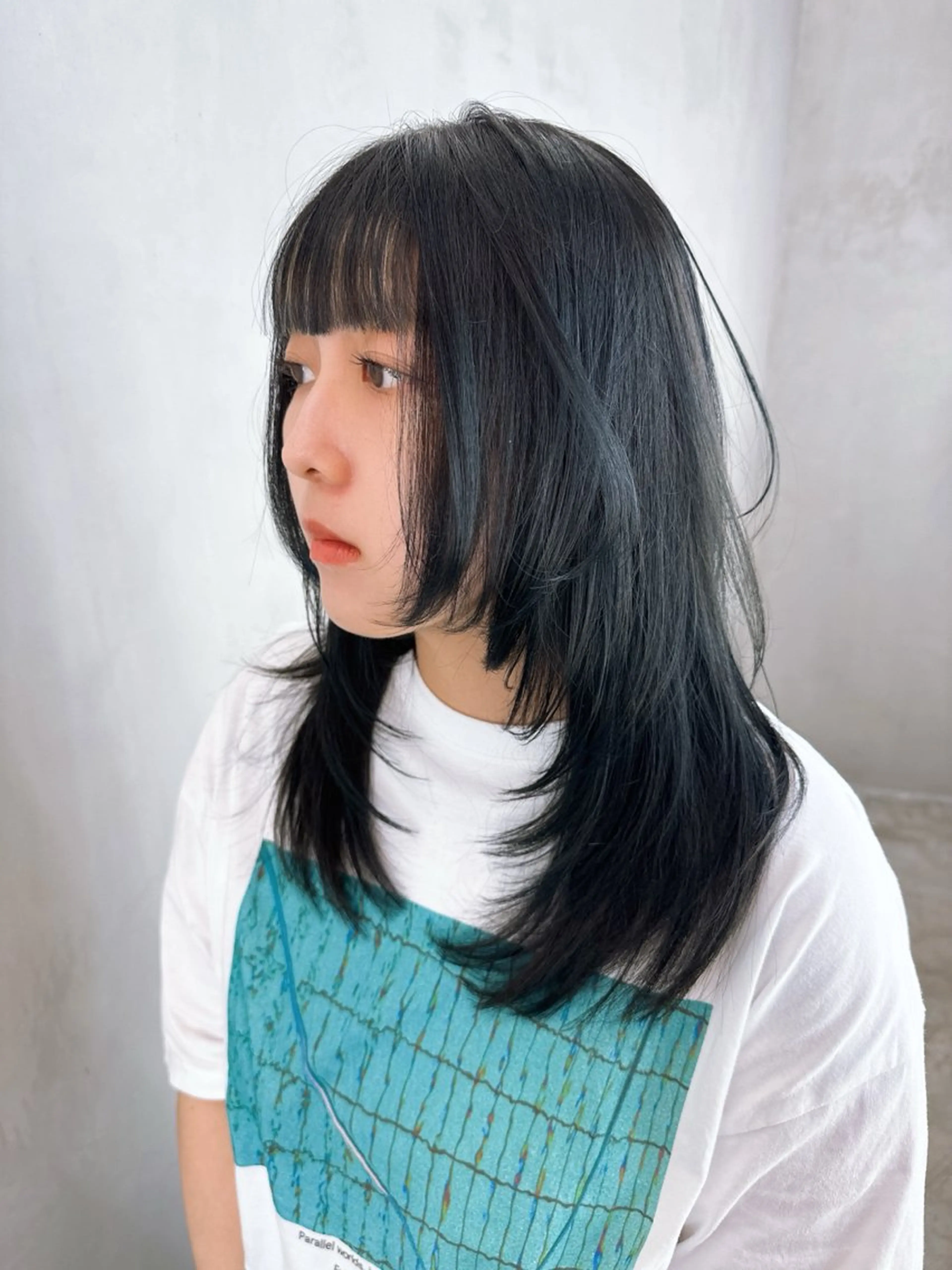 ロング ハイレイヤー レイヤーカット 金丸 弘大✨のヘアスタイル