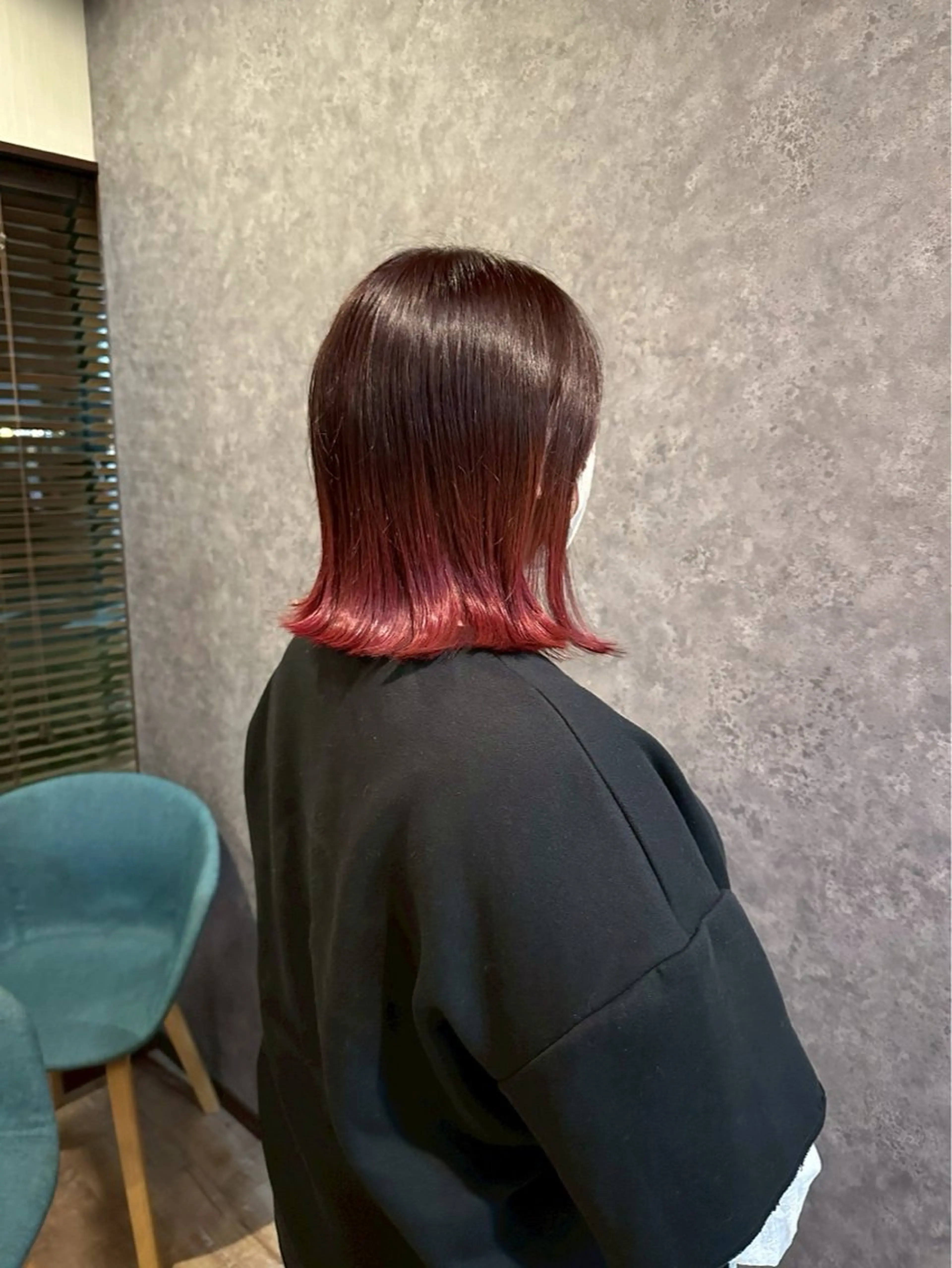 ミディアム カラー AFLOAT satomiのヘアスタイル