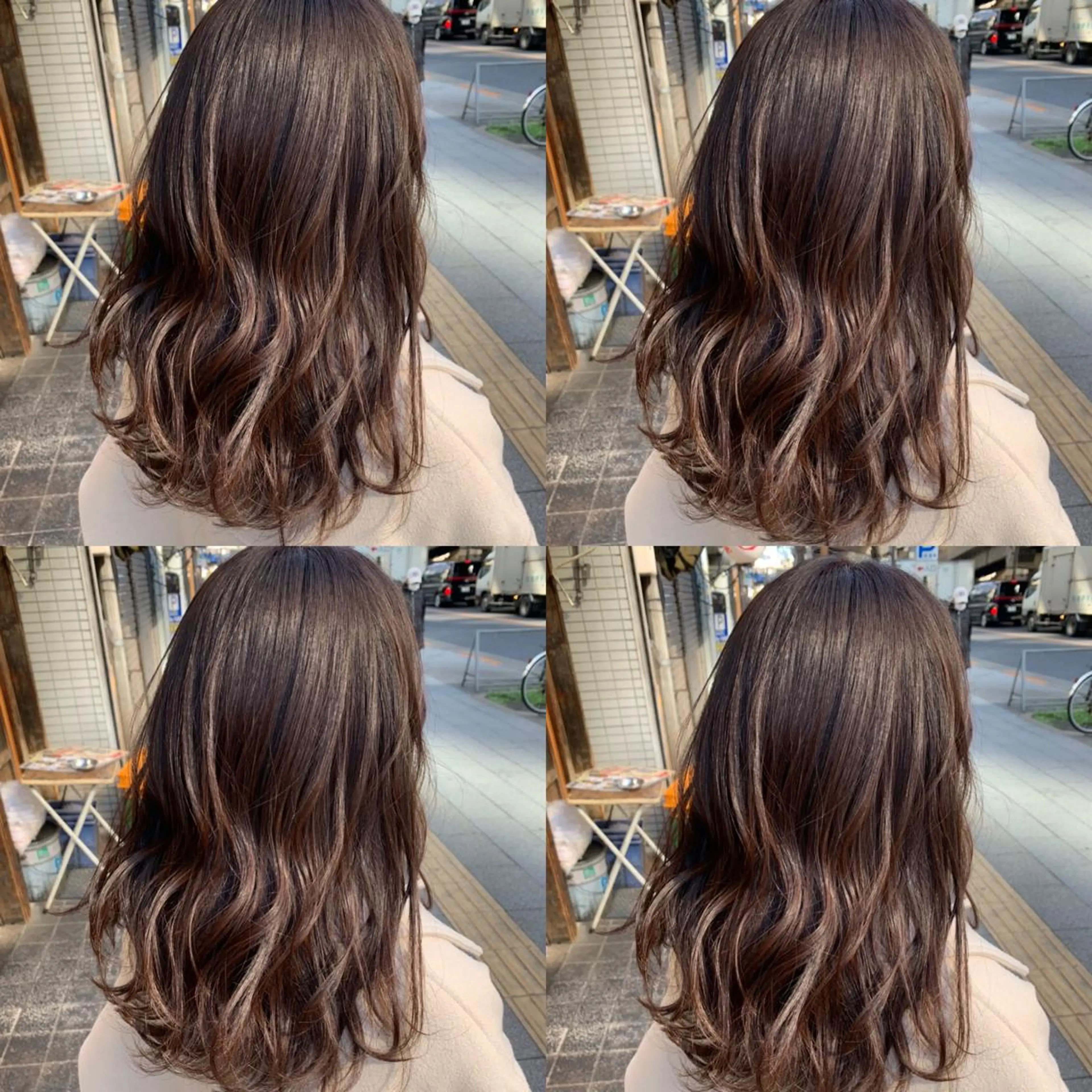 ミディアム ラベンダーベージュ ✨髪質改善✖︎韓国 レイヤー✨ナカムラのヘアスタイル