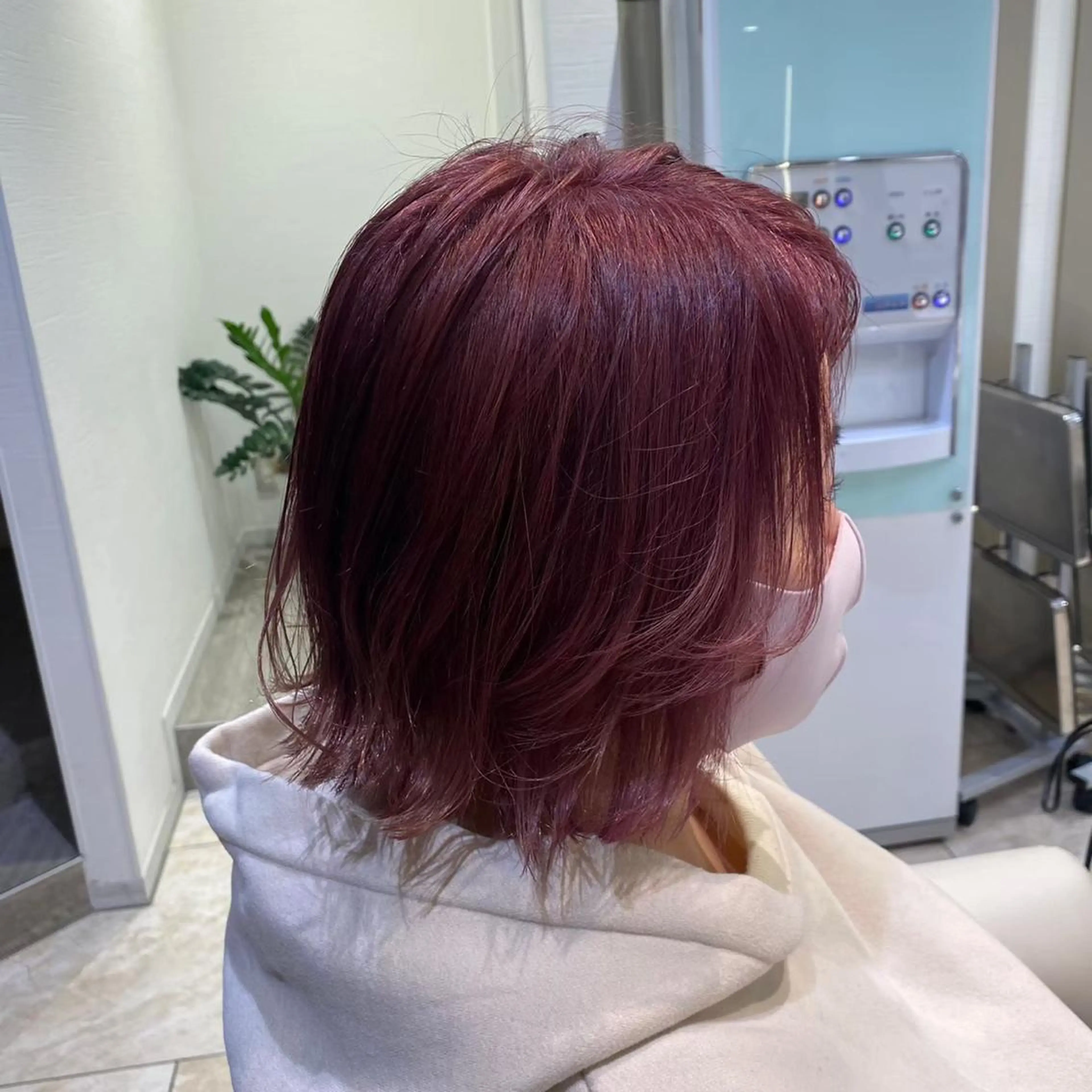 ミディアム カラー 波巻パーマ/毛流れ パーマ☘️りゅうせいのヘアスタイル