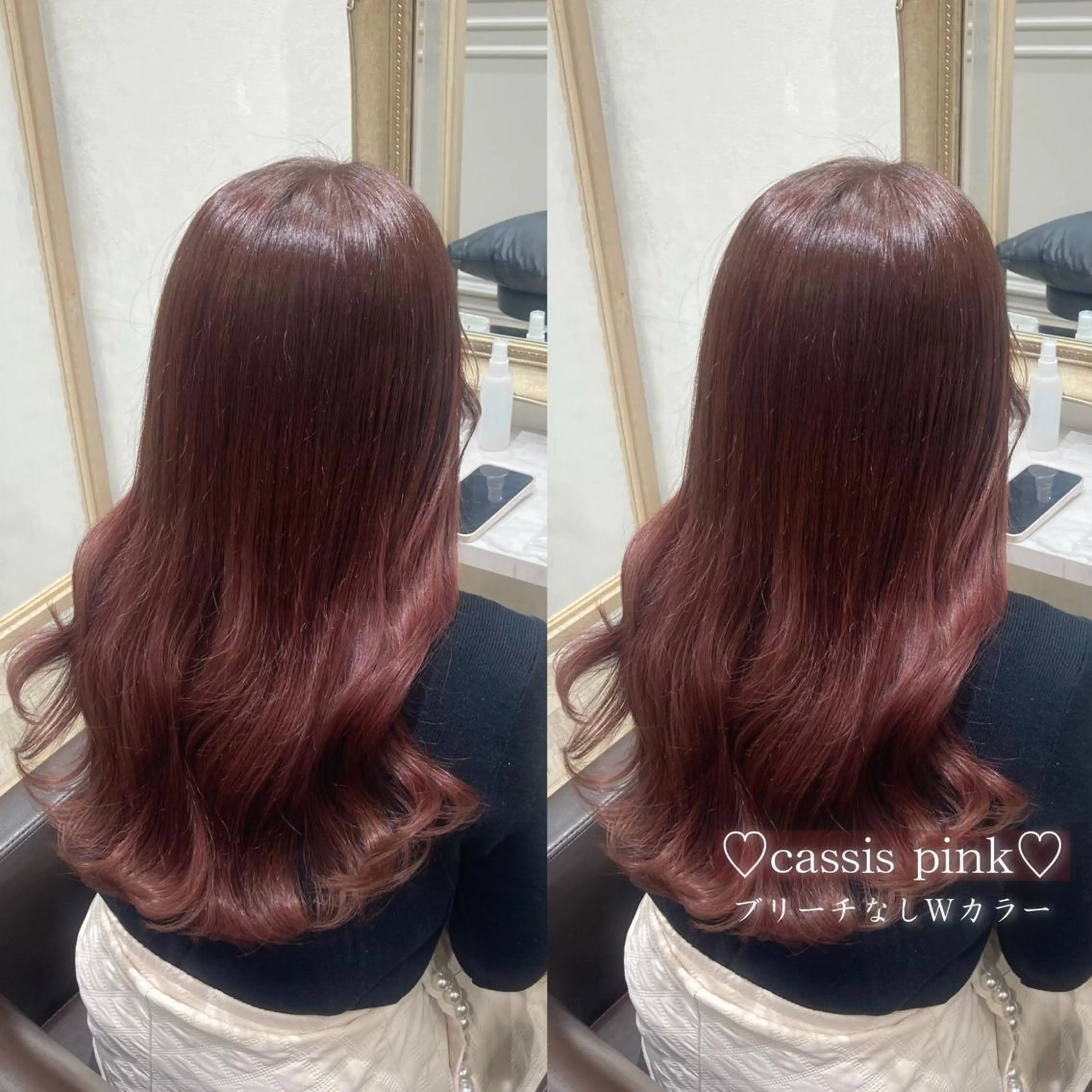 💗🧸カット+ブリーチなしダブルカラー+TOKIOトリートメント🧸💗の写真