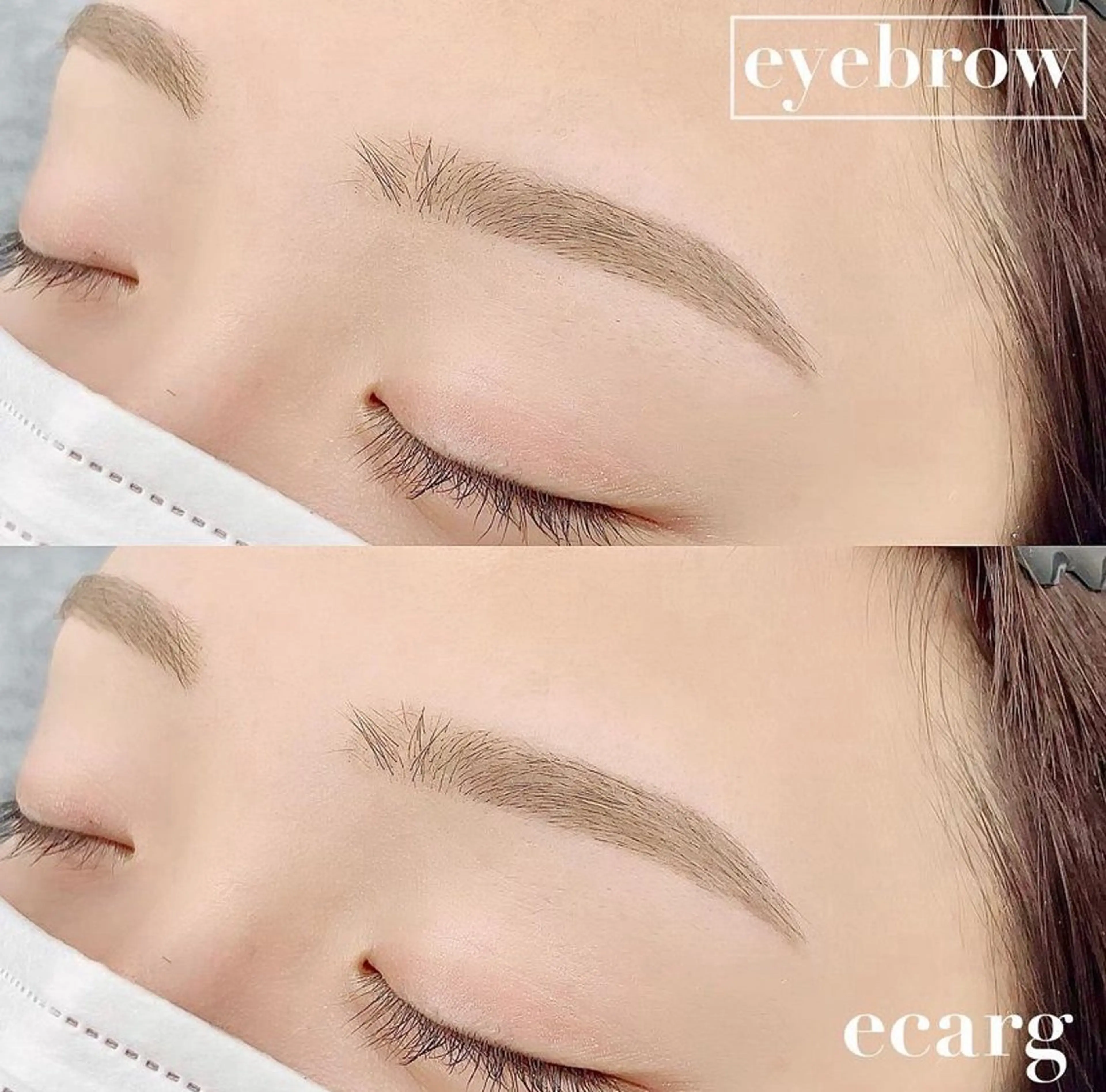 アイブロウ ecarg ✳️manaのマツエク・マツパデザイン