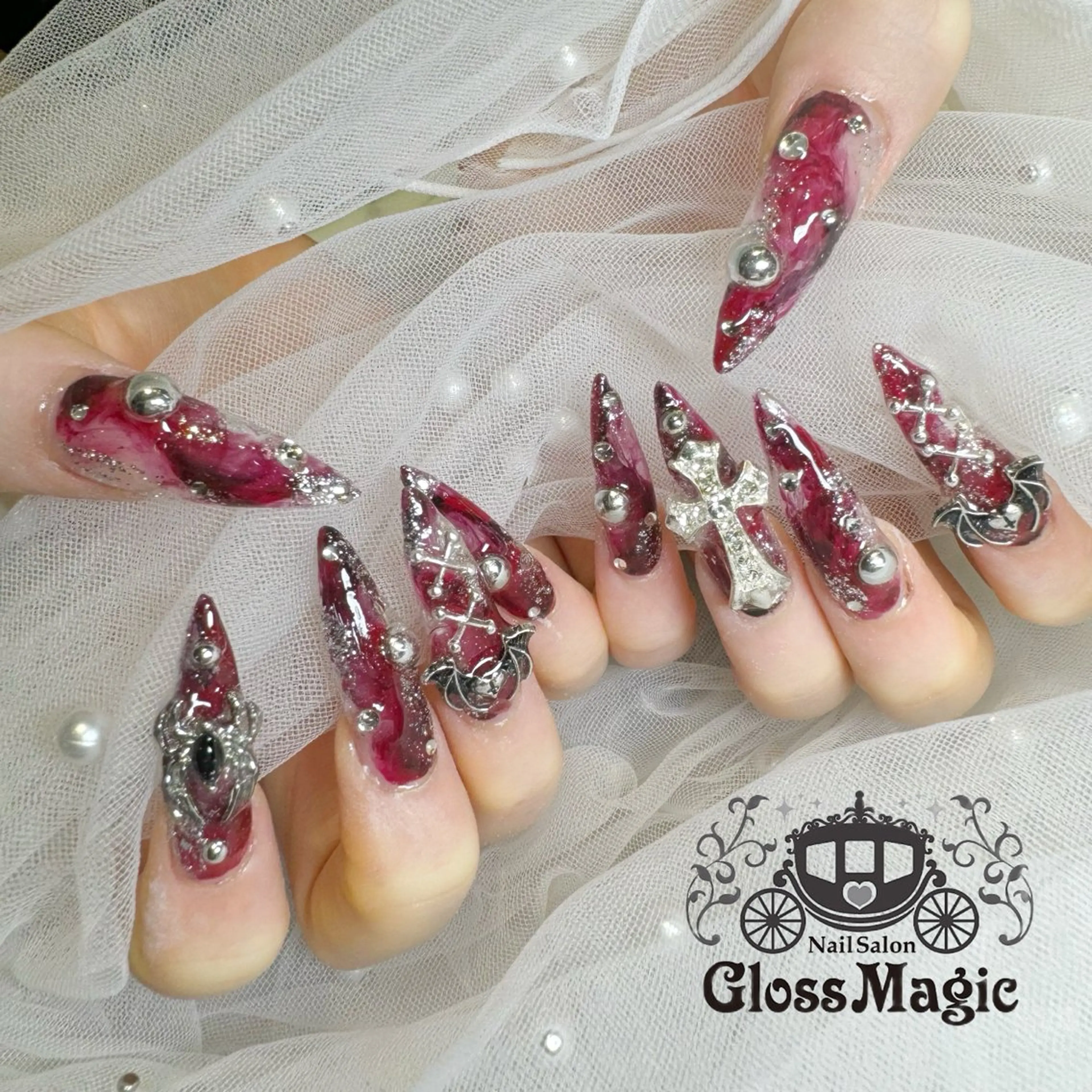 ネイル ロングネイル ハンドネイル YUN 💅のネイルデザイン