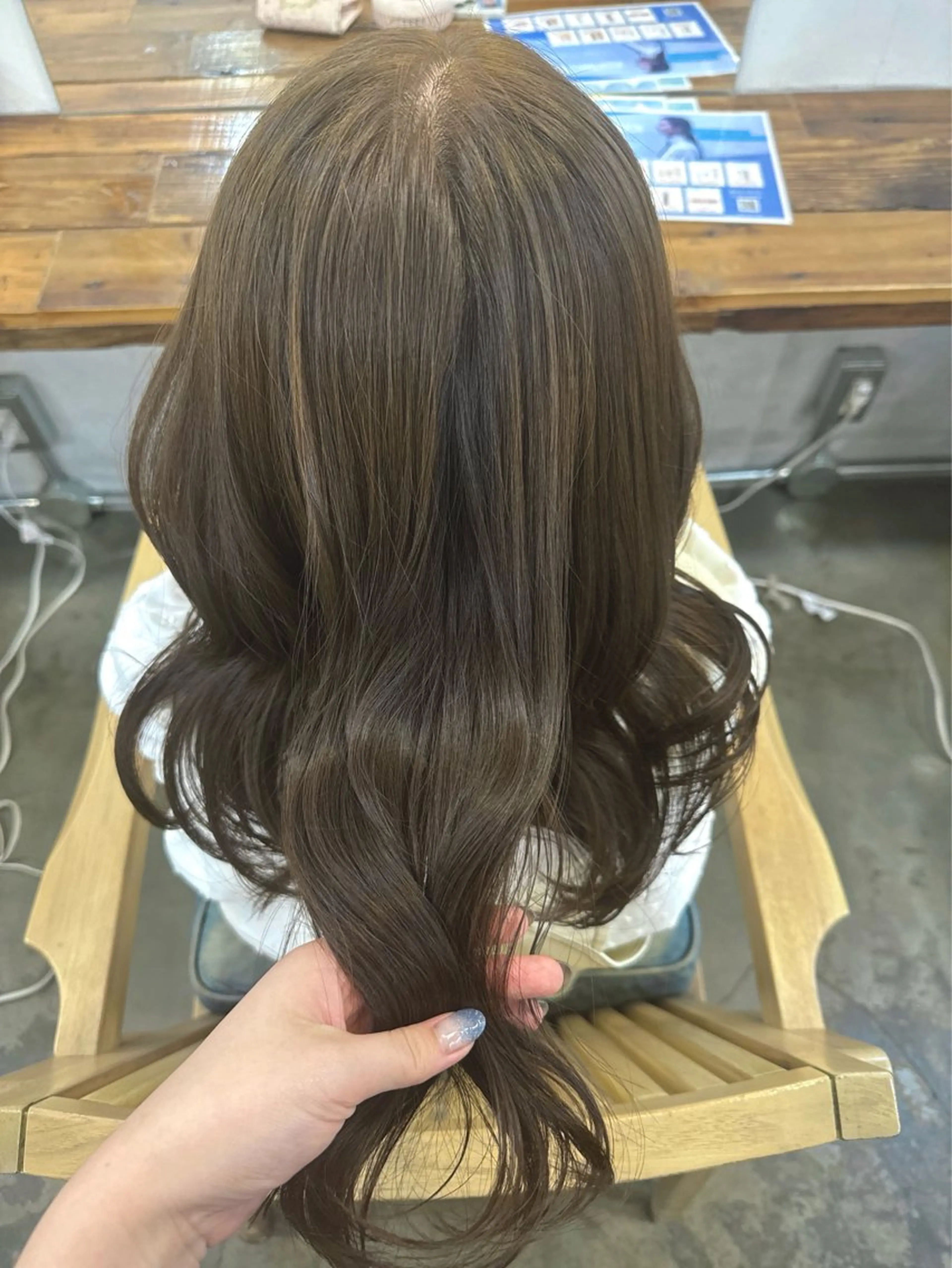 セミロング カラー モデル募集中 🫧こうめ🫧のヘアスタイル