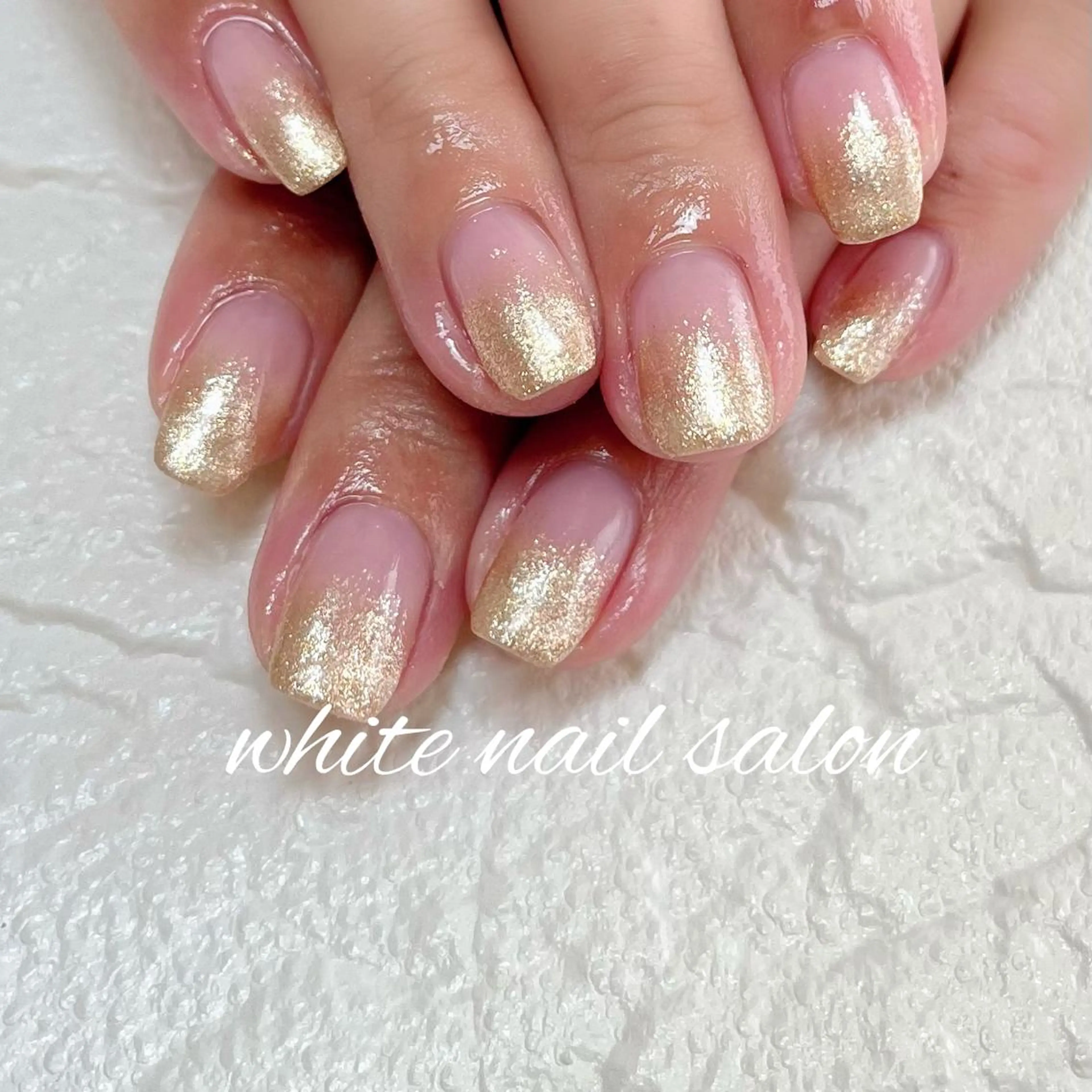 ネイル フットネイル ジェルネイル ハードジェル ラメ(グリッター) 持ち込み ハンドネイル white nail salonのネイルデザイン