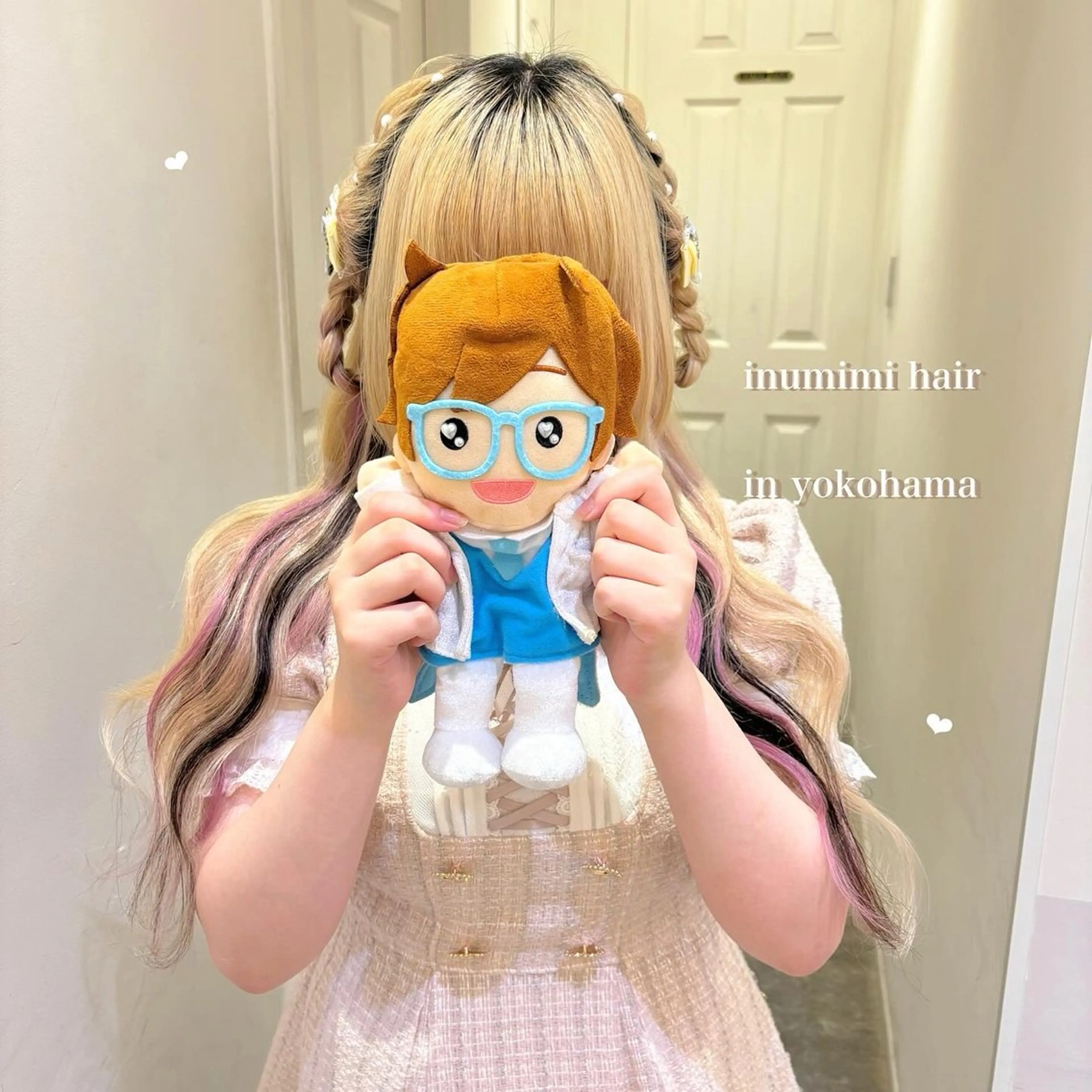 ロング ヘアアレンジ エクステ/ハイトーン 🐏☁️miminaのヘアスタイル