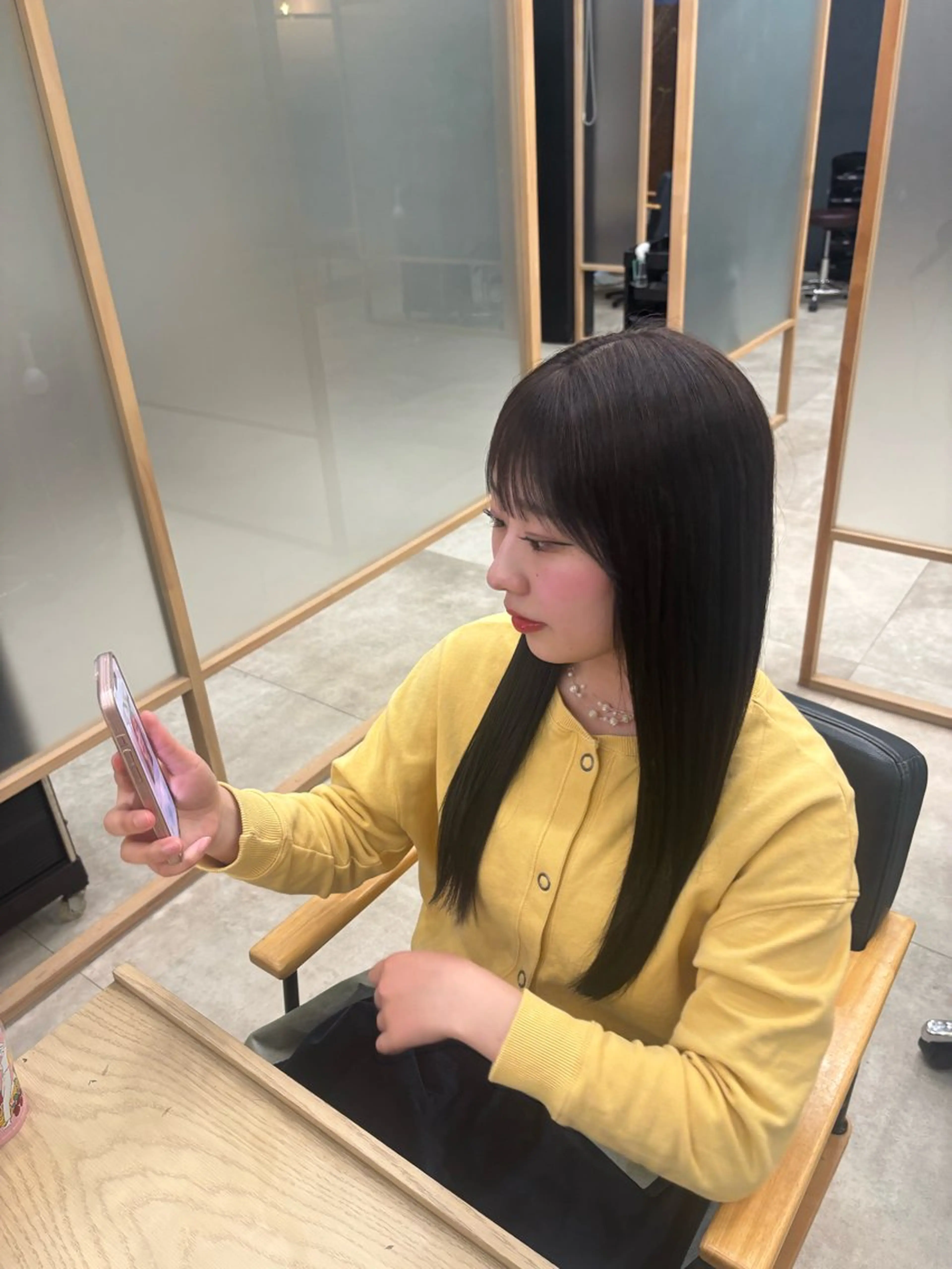 ロング カラー 透明感カラー 宮本 エリカのヘアスタイル