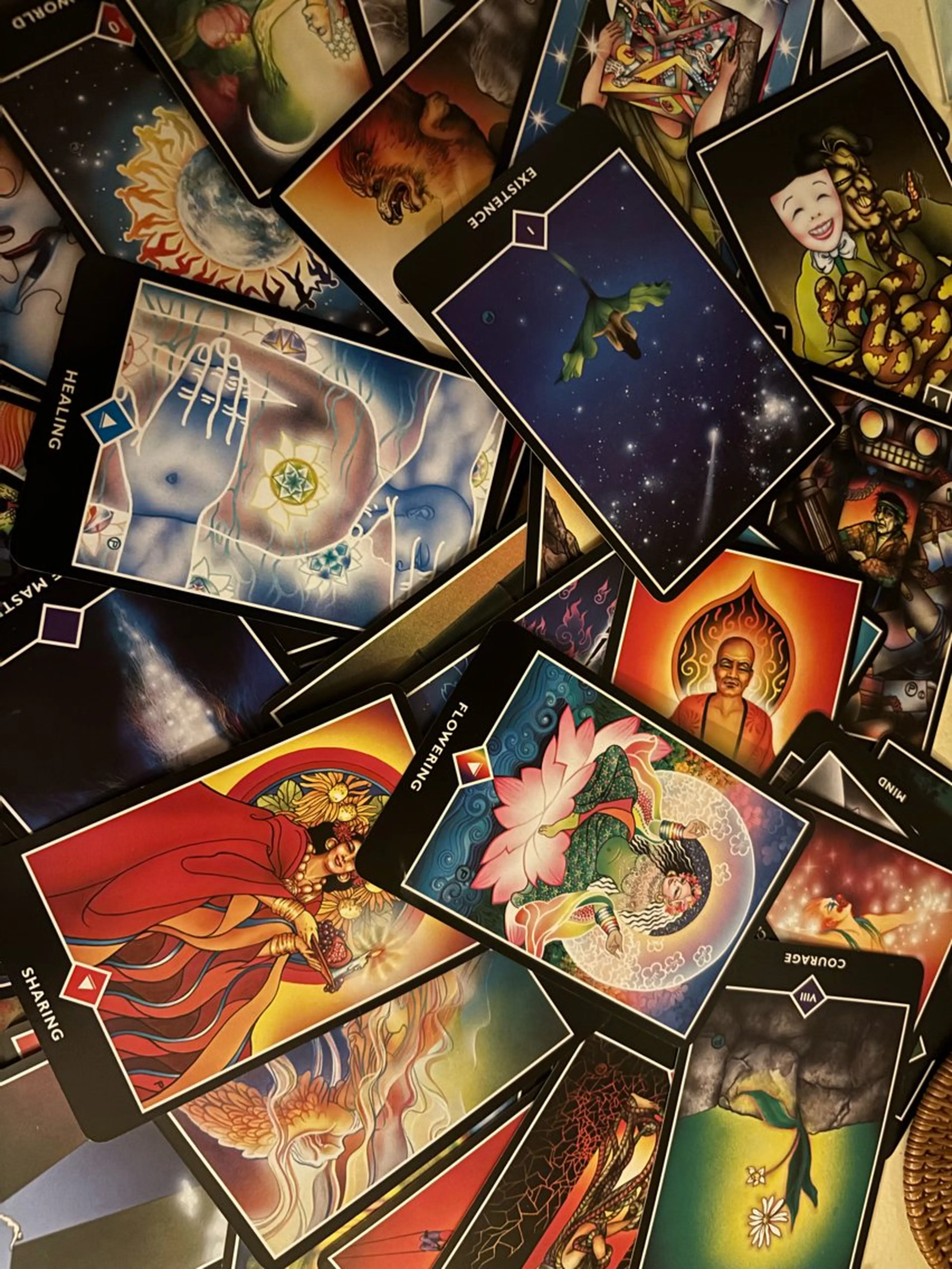 モヤモヤすっきり🪷メディカルハーブ蒸し40分＋Osho禅タロットカード(フットバス付き)🌿/¥5500▶︎¥4500の写真