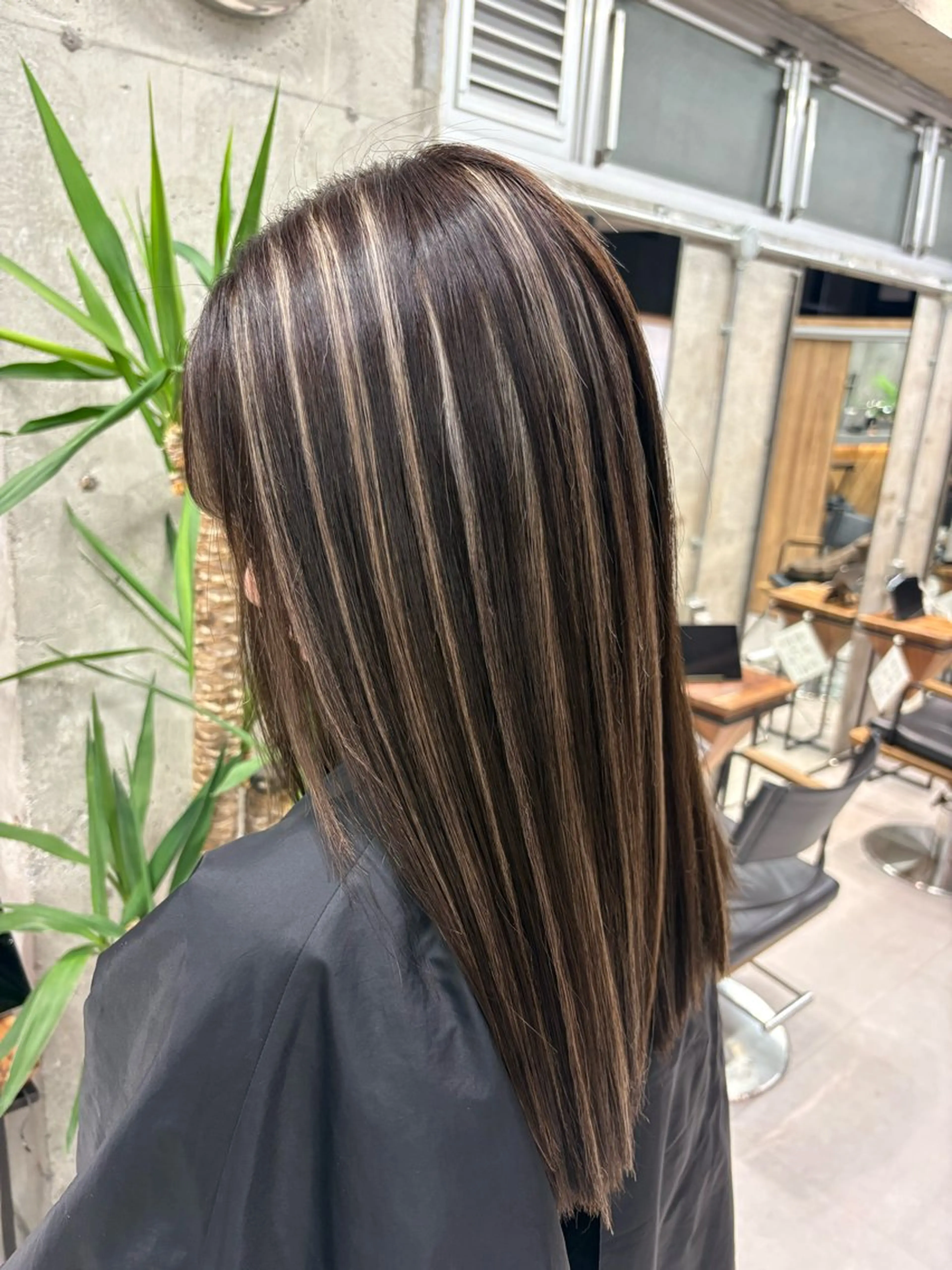 ロング カラー カット ヘアカラー ♡ハイライトカラー shinri♡のヘアスタイル