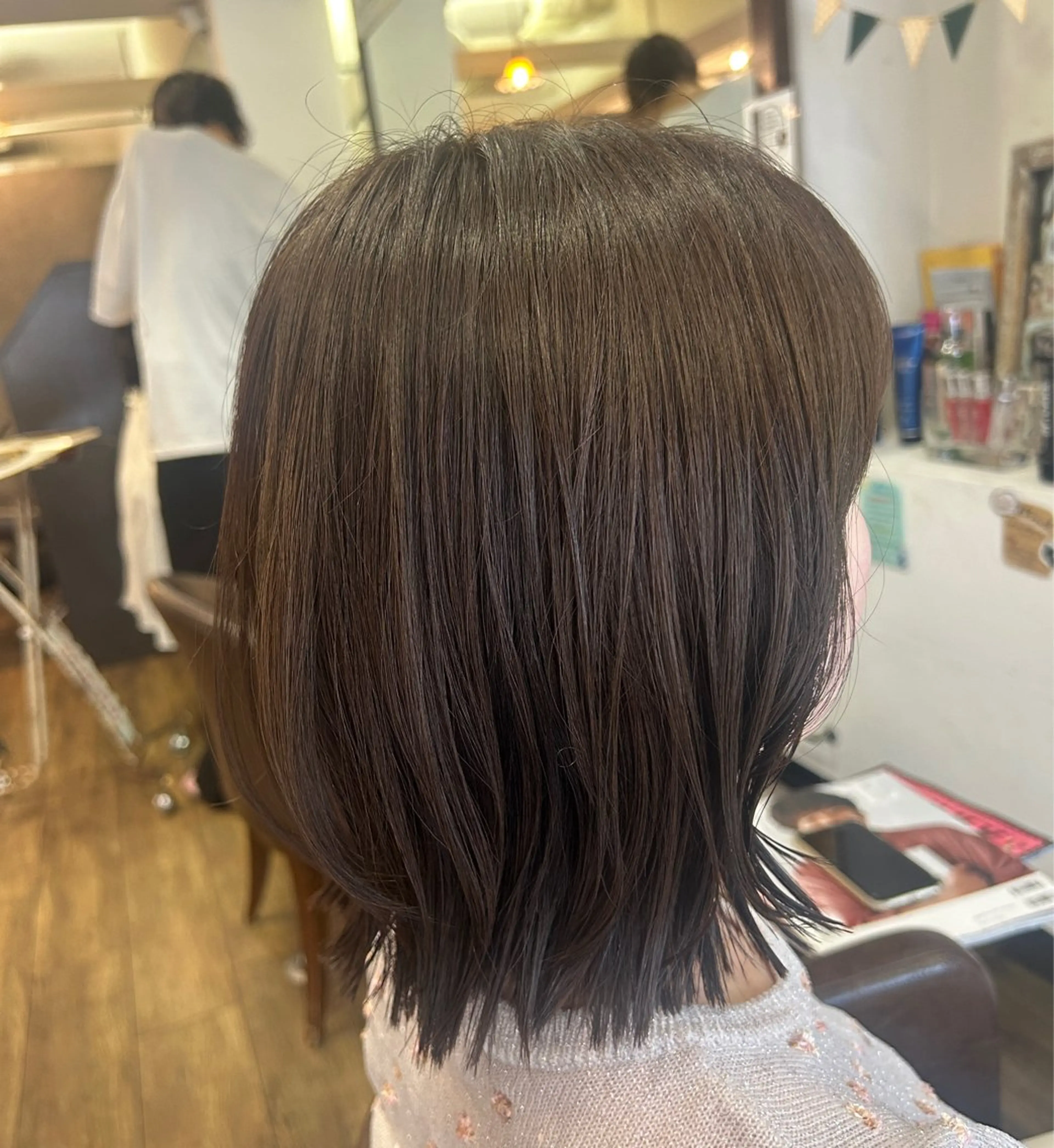 カラー ベージュカラー オリーブベージュ ヘアカラー Flower🌼藤田 陽華のヘアスタイル