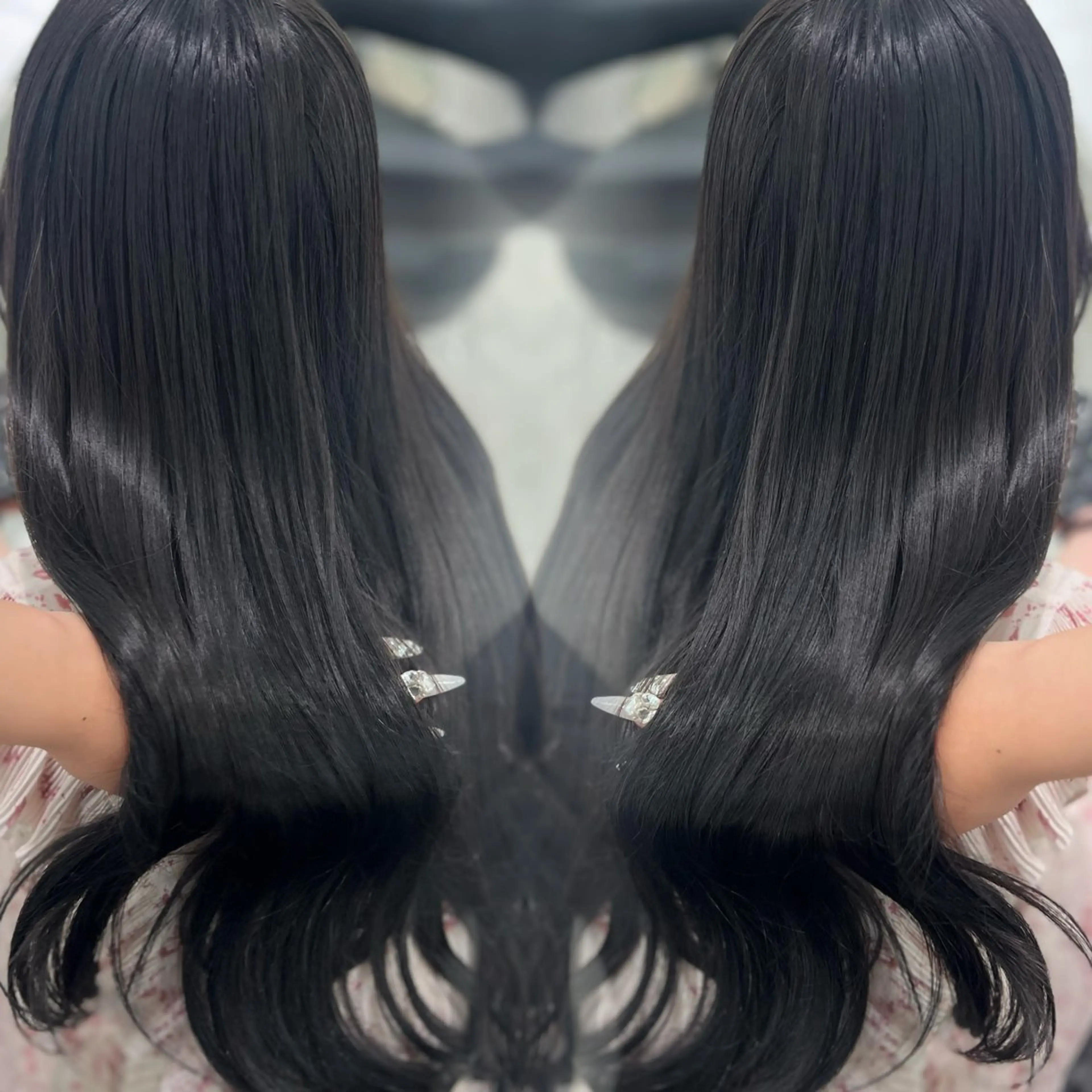 ロング カラー ヘアカラー トリートメント 💖SAE💖 銀座美容師のヘアスタイル