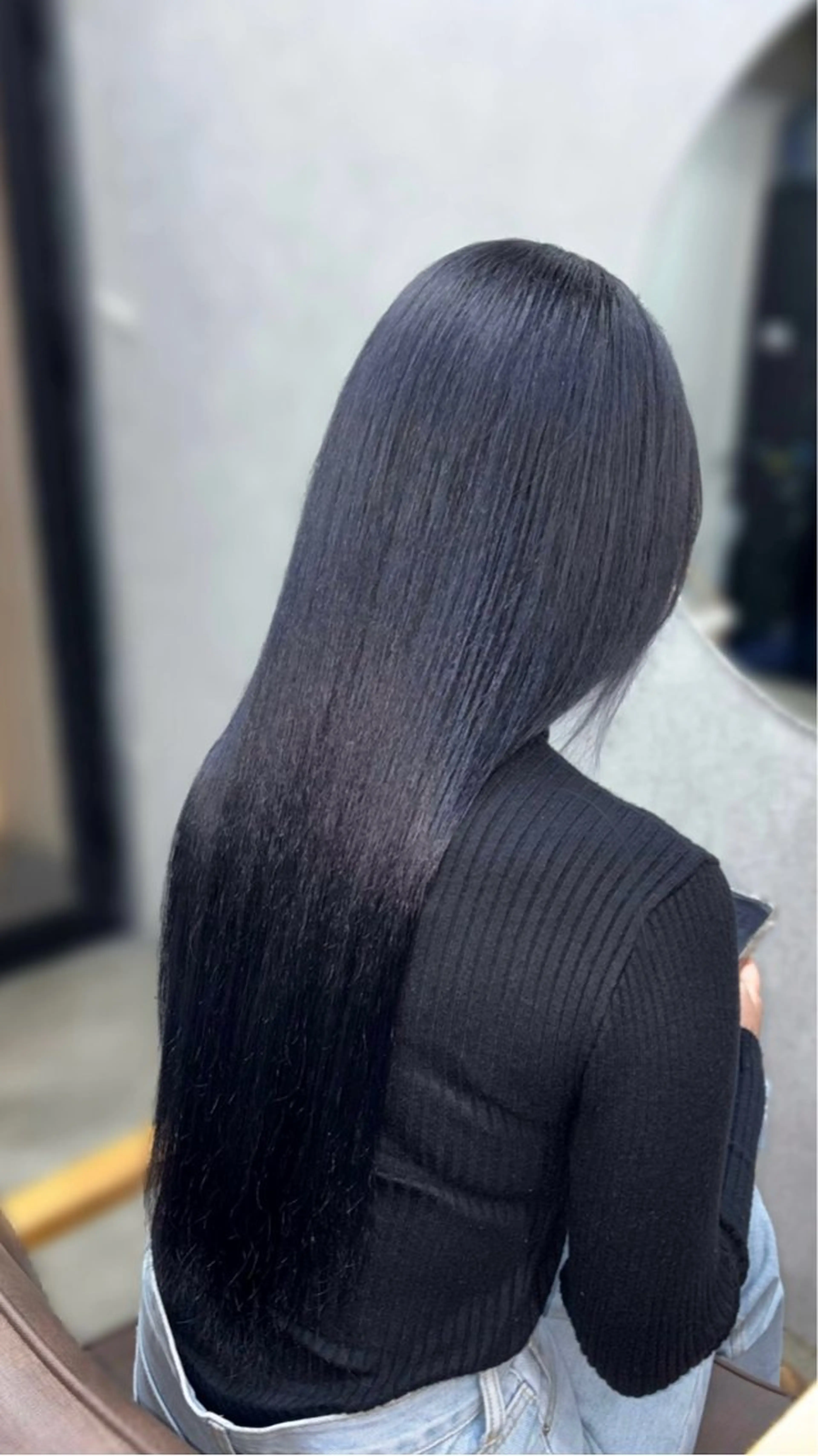 ロング カラー ヘアカラー トリートメント 天神/ハイトーン/艶 カラー/miharuのヘアスタイル