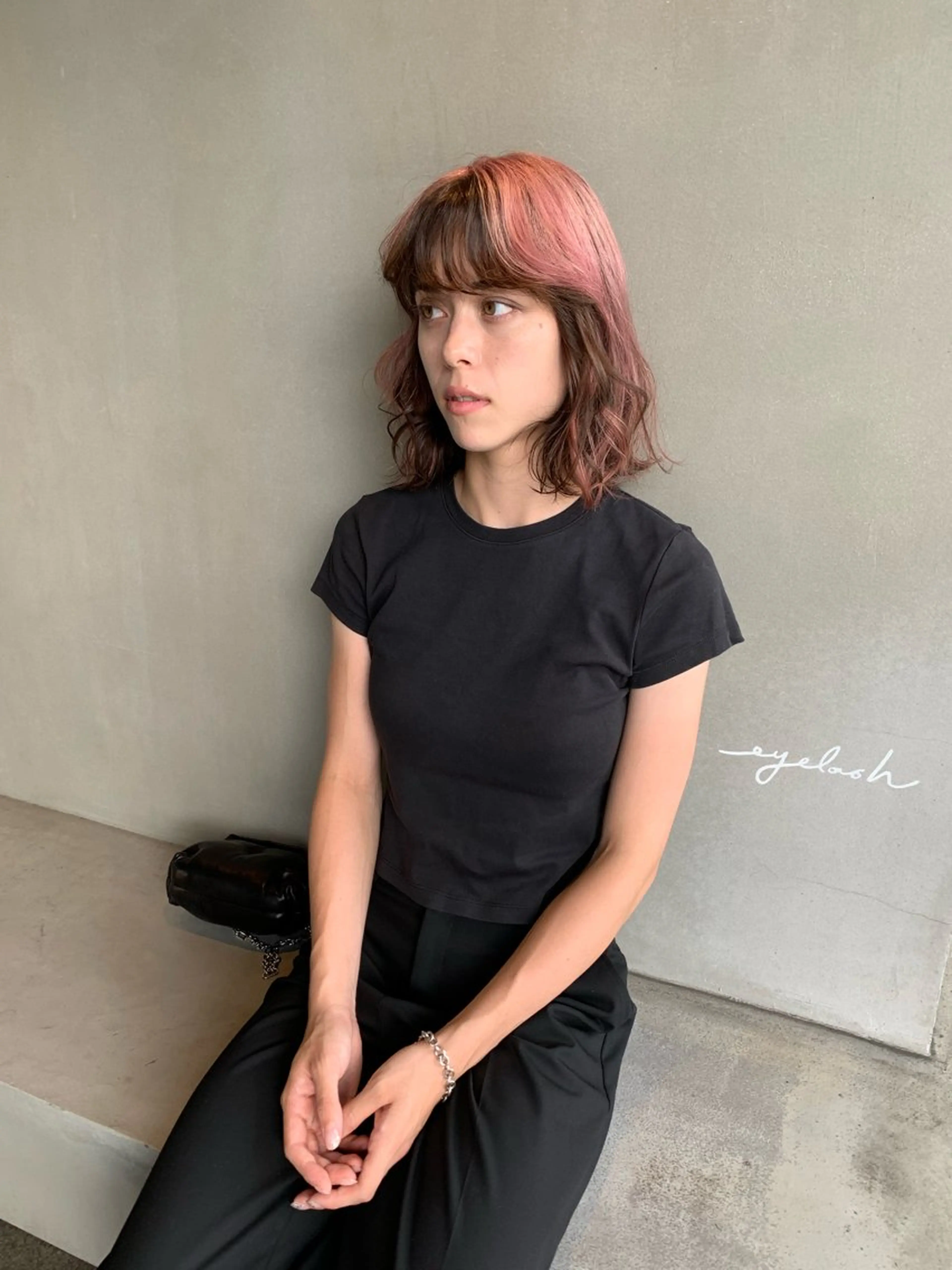 ミディアム カラー ヘアカラー ブリーチ/アレンジ 天満/chihiroのヘアスタイル