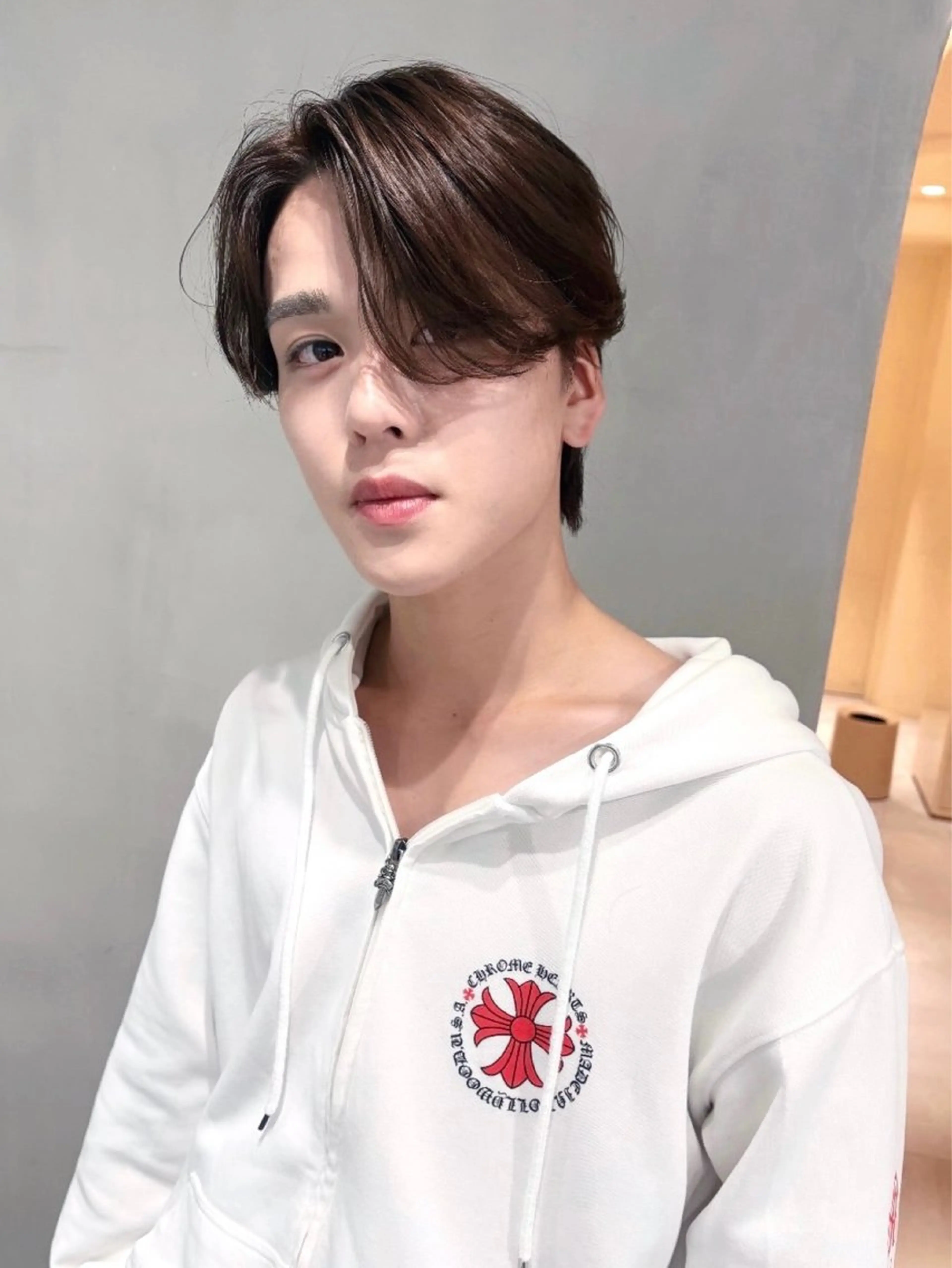 カラー メンズ カット ワンホン/韓国ヘア 🤍amiのヘアスタイル