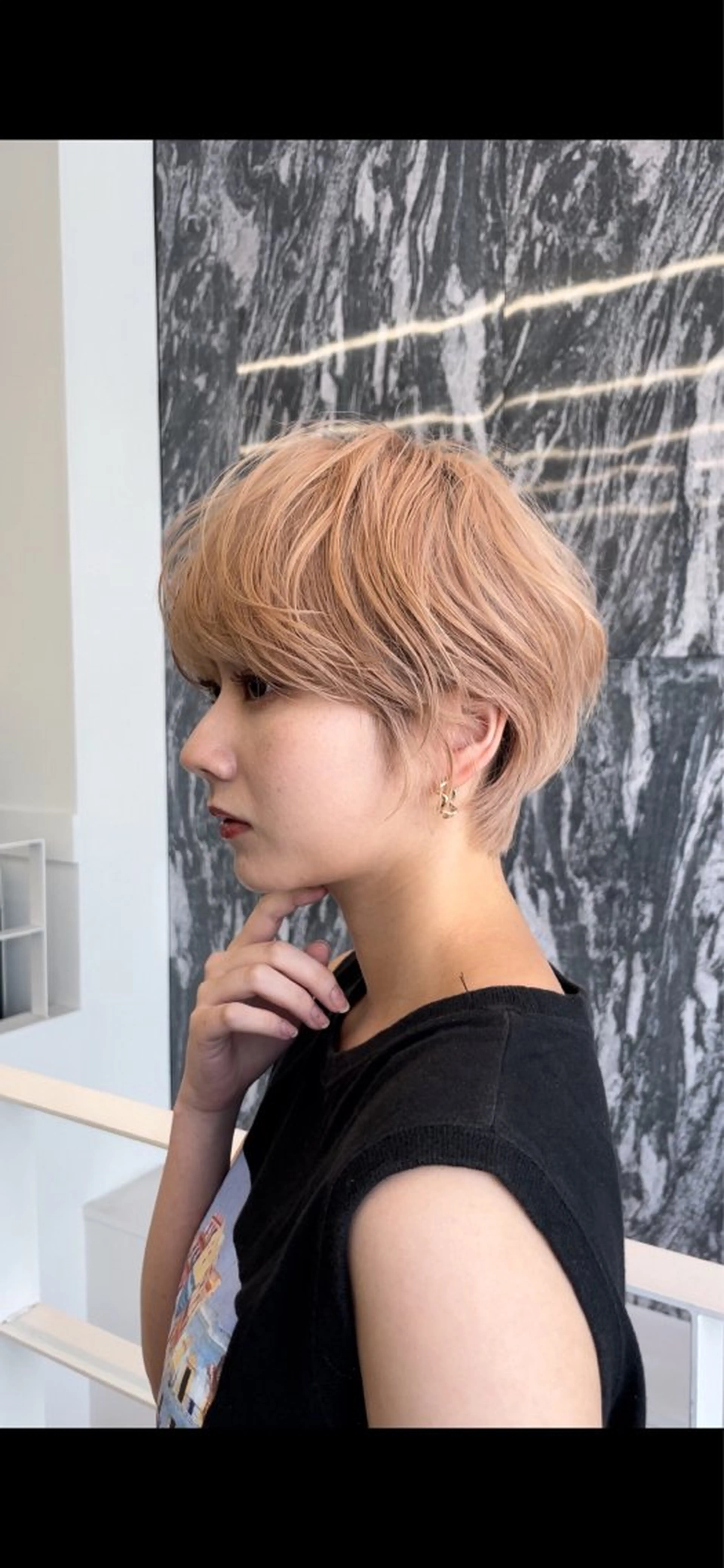 ショート ヘアカラー トリートメント ✨−5歳大人ショート ヘア✨れいじのヘアスタイル