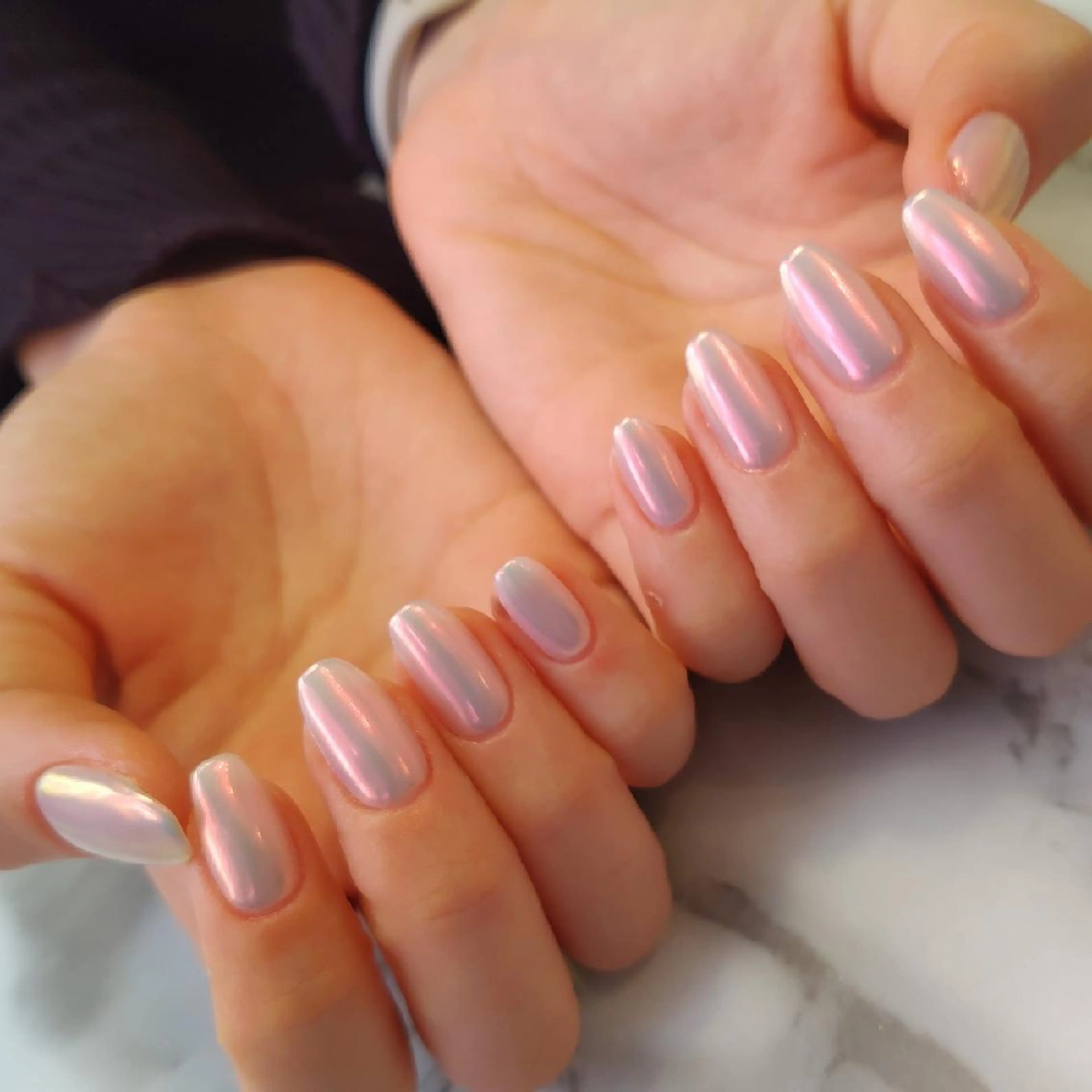 ネイル オーロラネイル ジェヌインネイル 河内のネイルデザイン