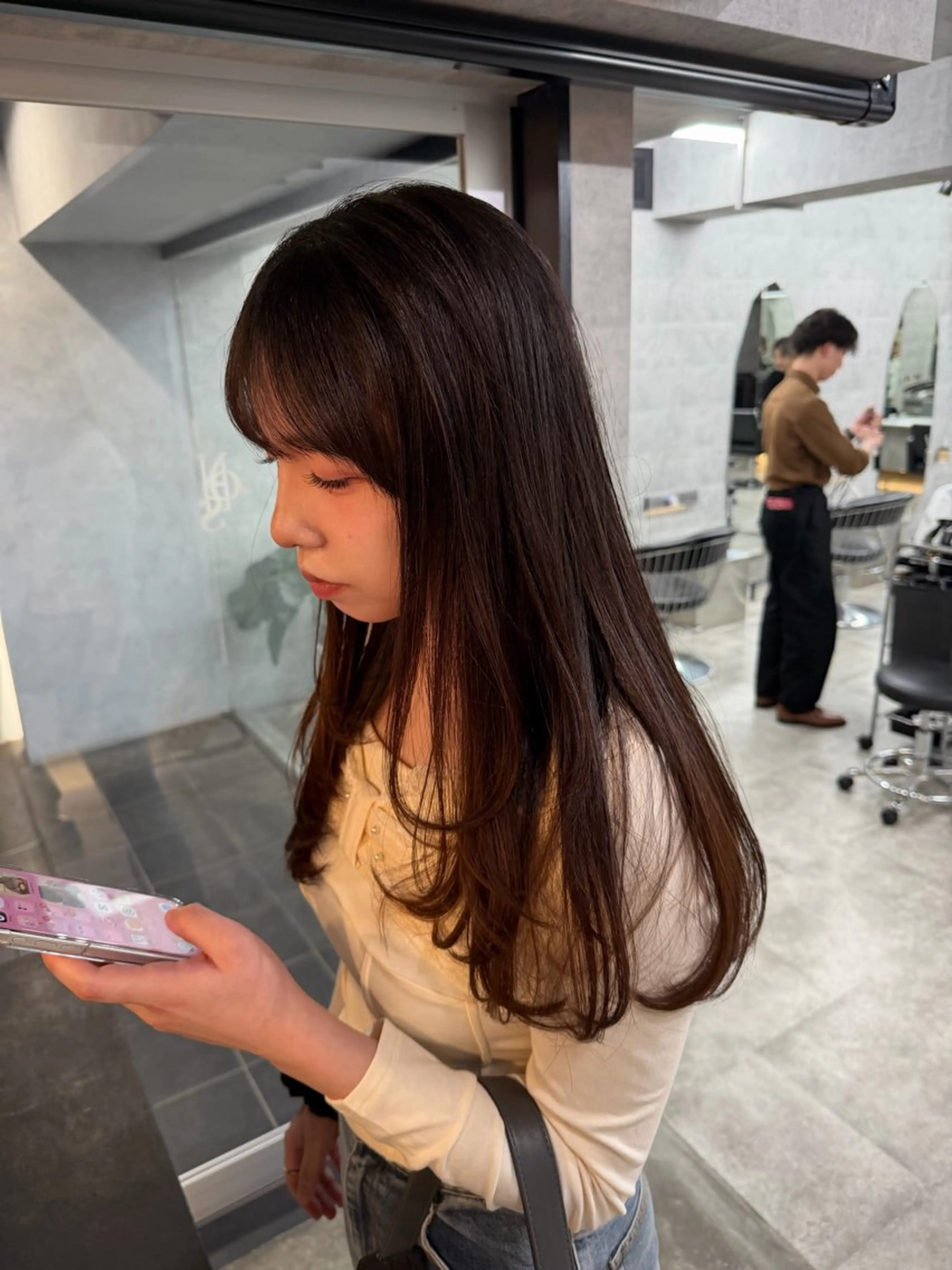 ロング カラー カット ヘアカラー You/透明感カラー レイヤーカット/ボブのヘアスタイル