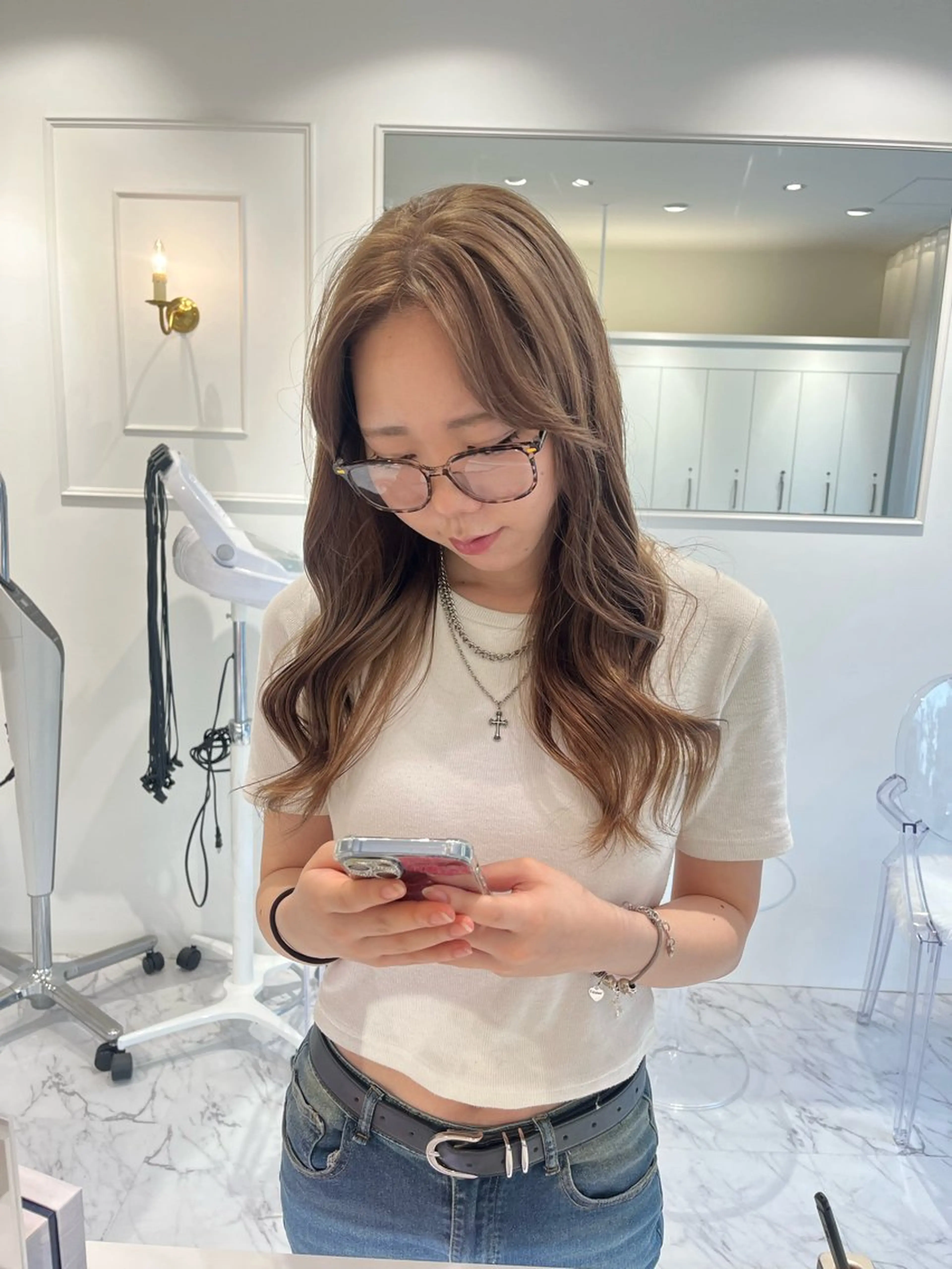 ロング ヘアカラー ParveMix /石田 佳澄🩶のヘアスタイル