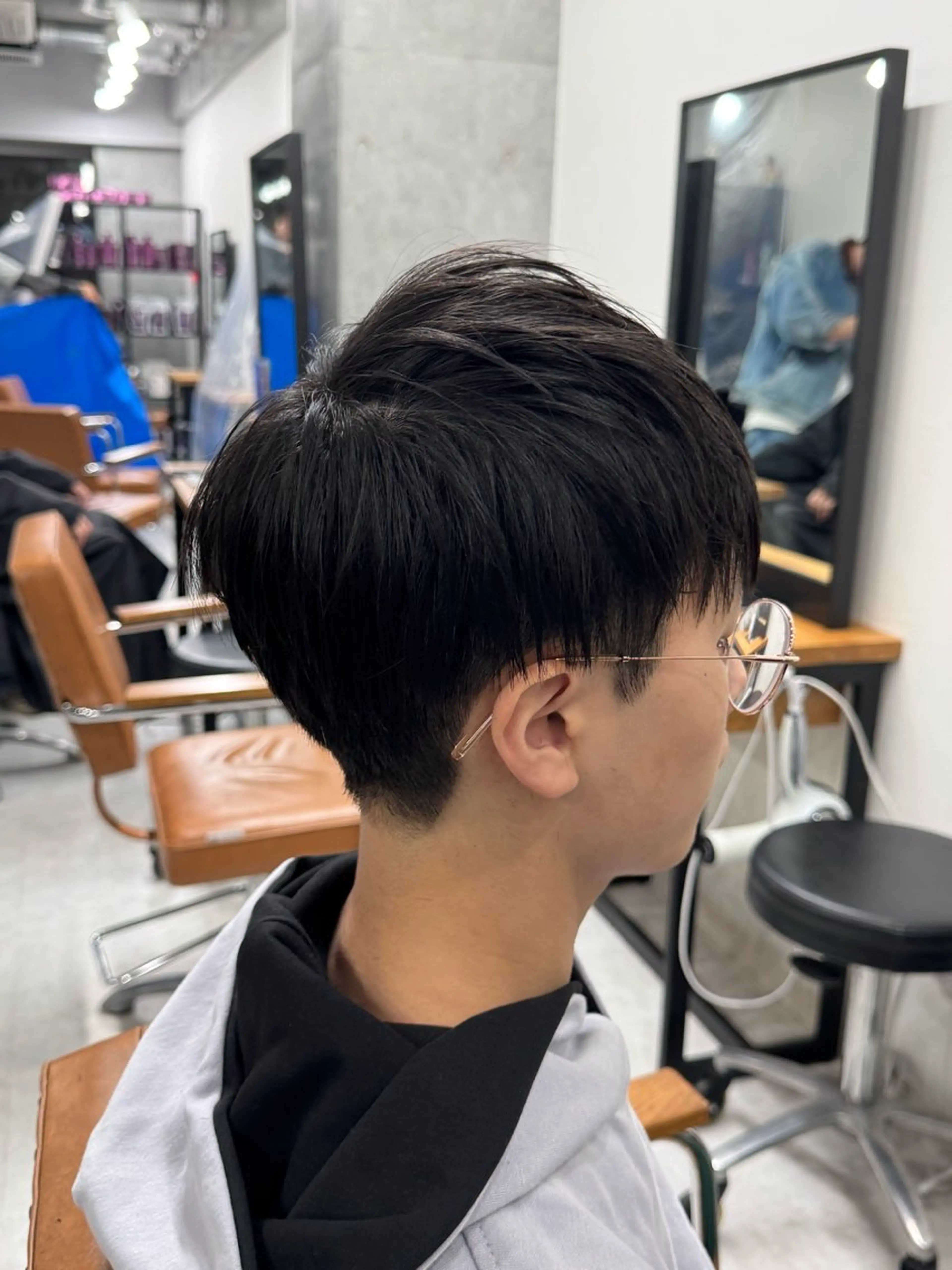 メンズ 🫧モテパーマ/ツヤ 縮毛/AI🫧のヘアスタイル