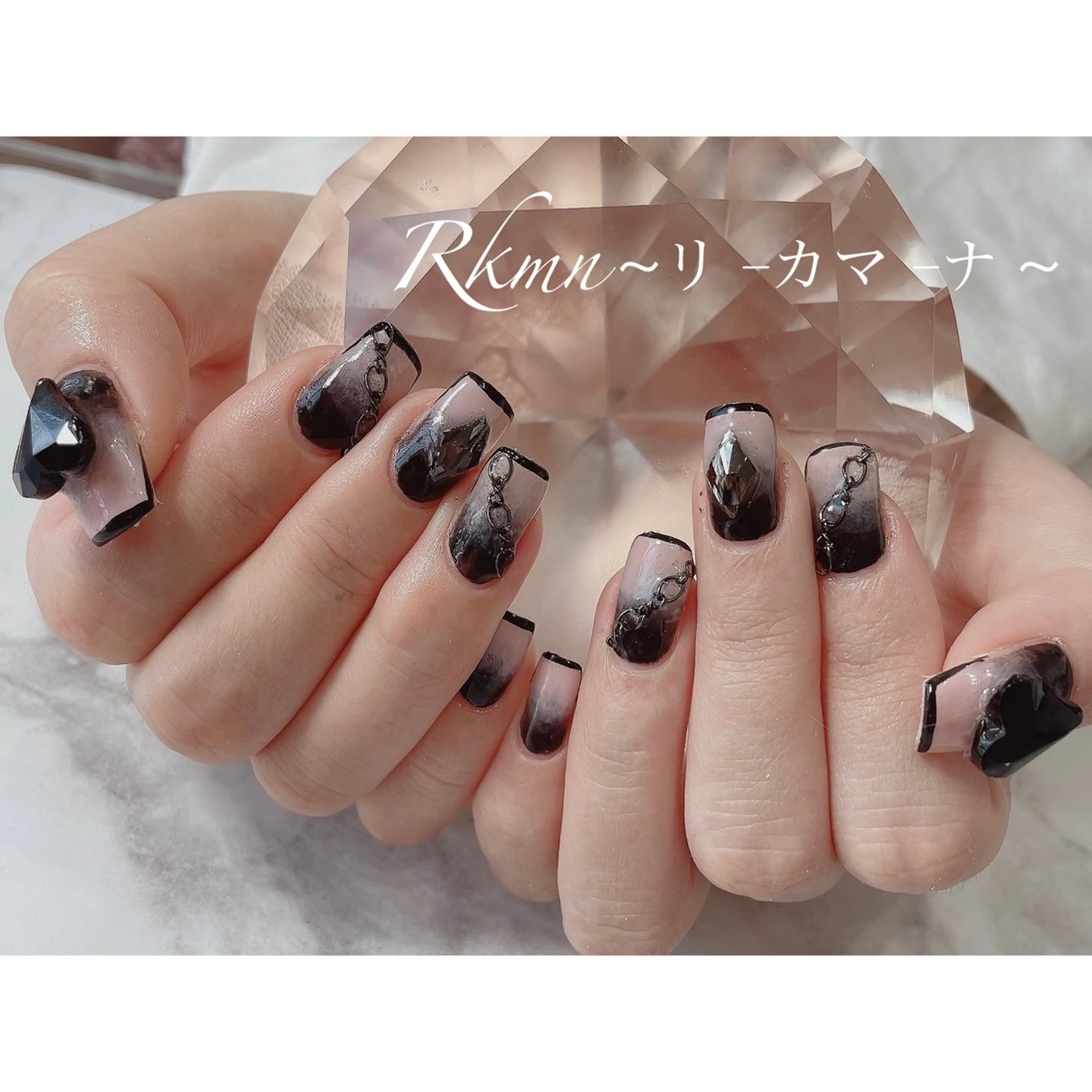 ネイル アートネイル グラデーション ハート 春ネイル ハンドネイル フットネイル ハンドケア Rkmn ~リ-カマ-ナ~のネイルデザイン