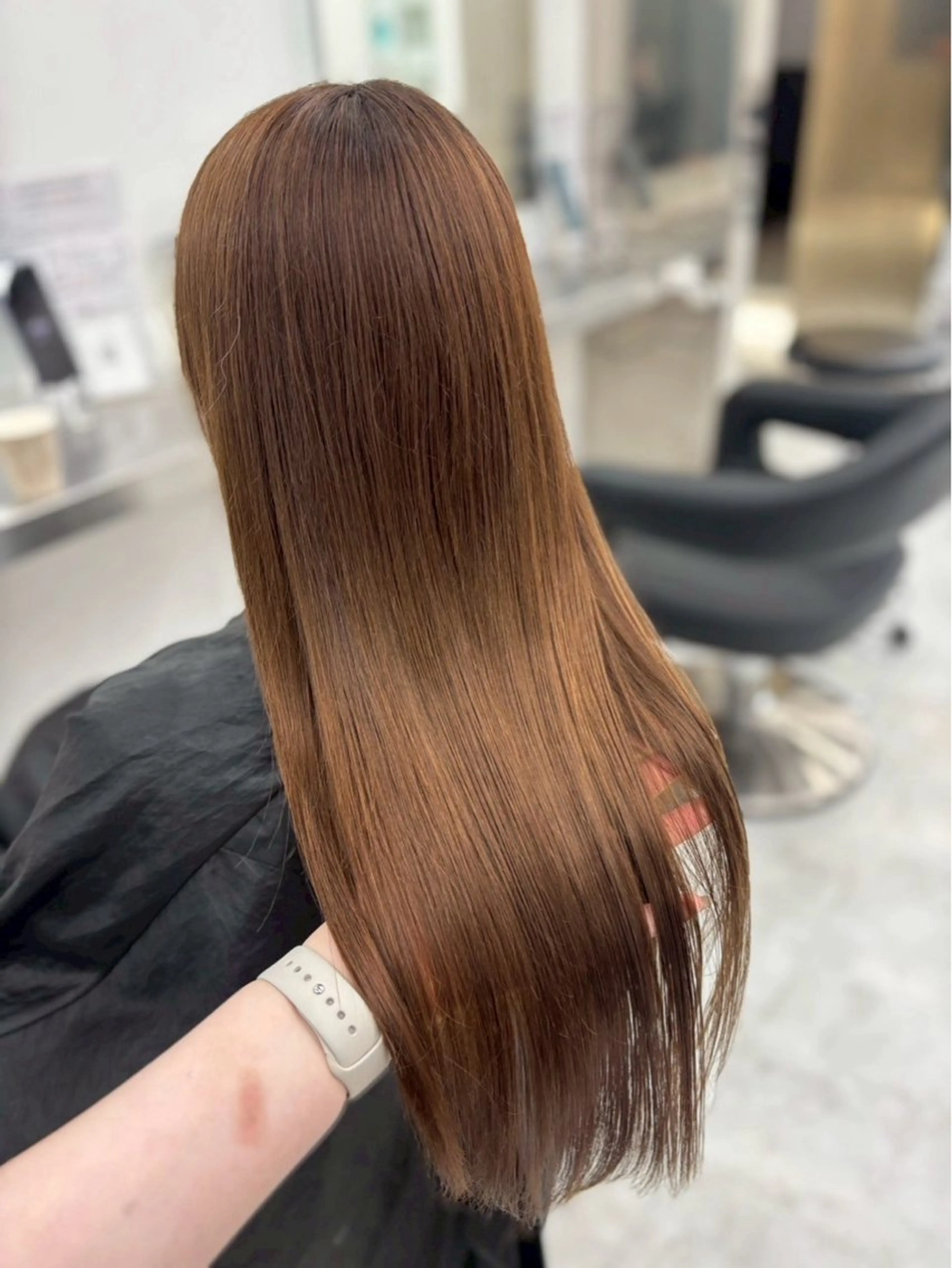 ロング カラー ヘアカラー トリートメント 上品モテヘア🩶 karen🩶のヘアスタイル