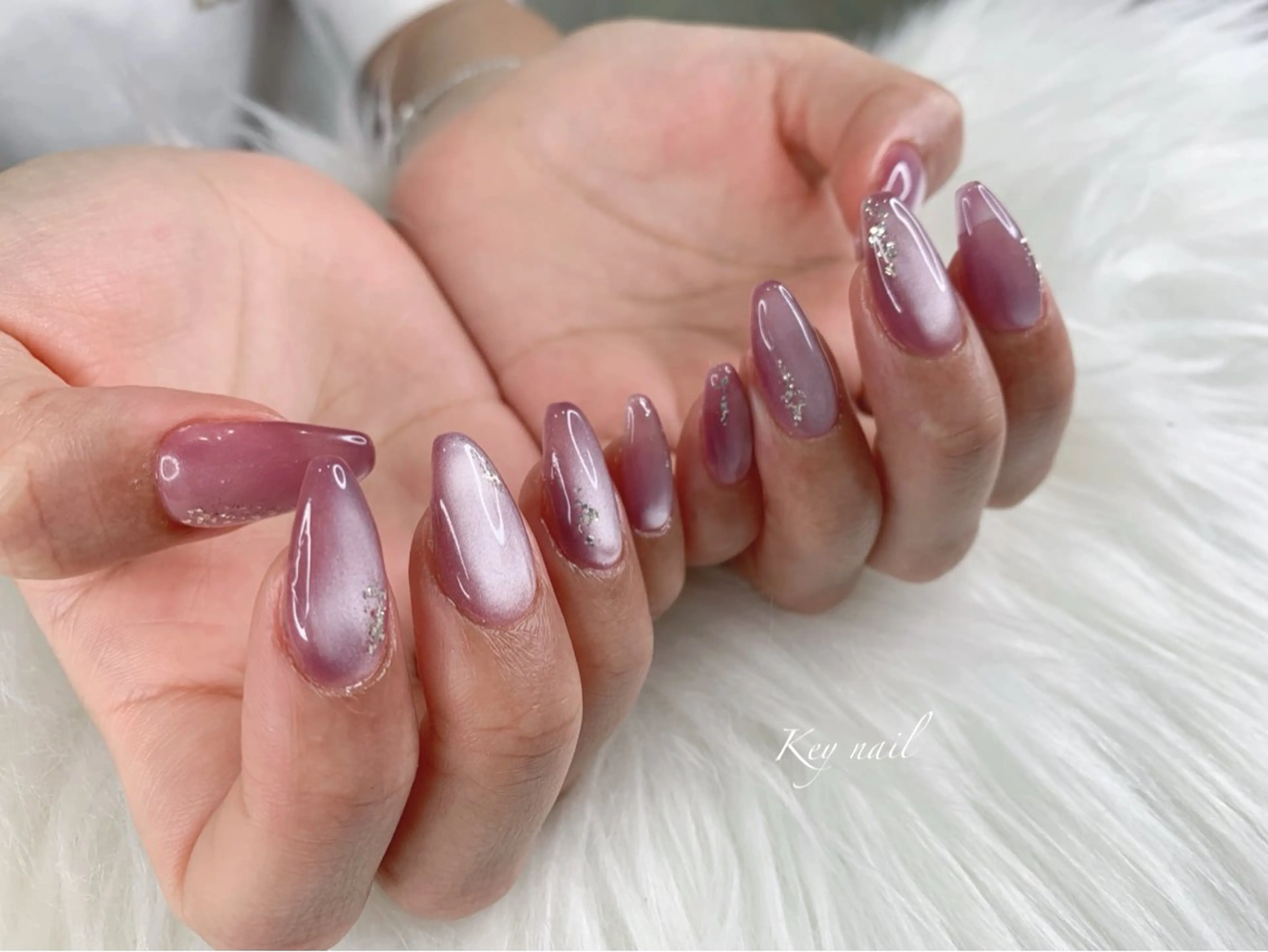 ネイル キラキラネイル マグネットネイル Key nailのネイルデザイン