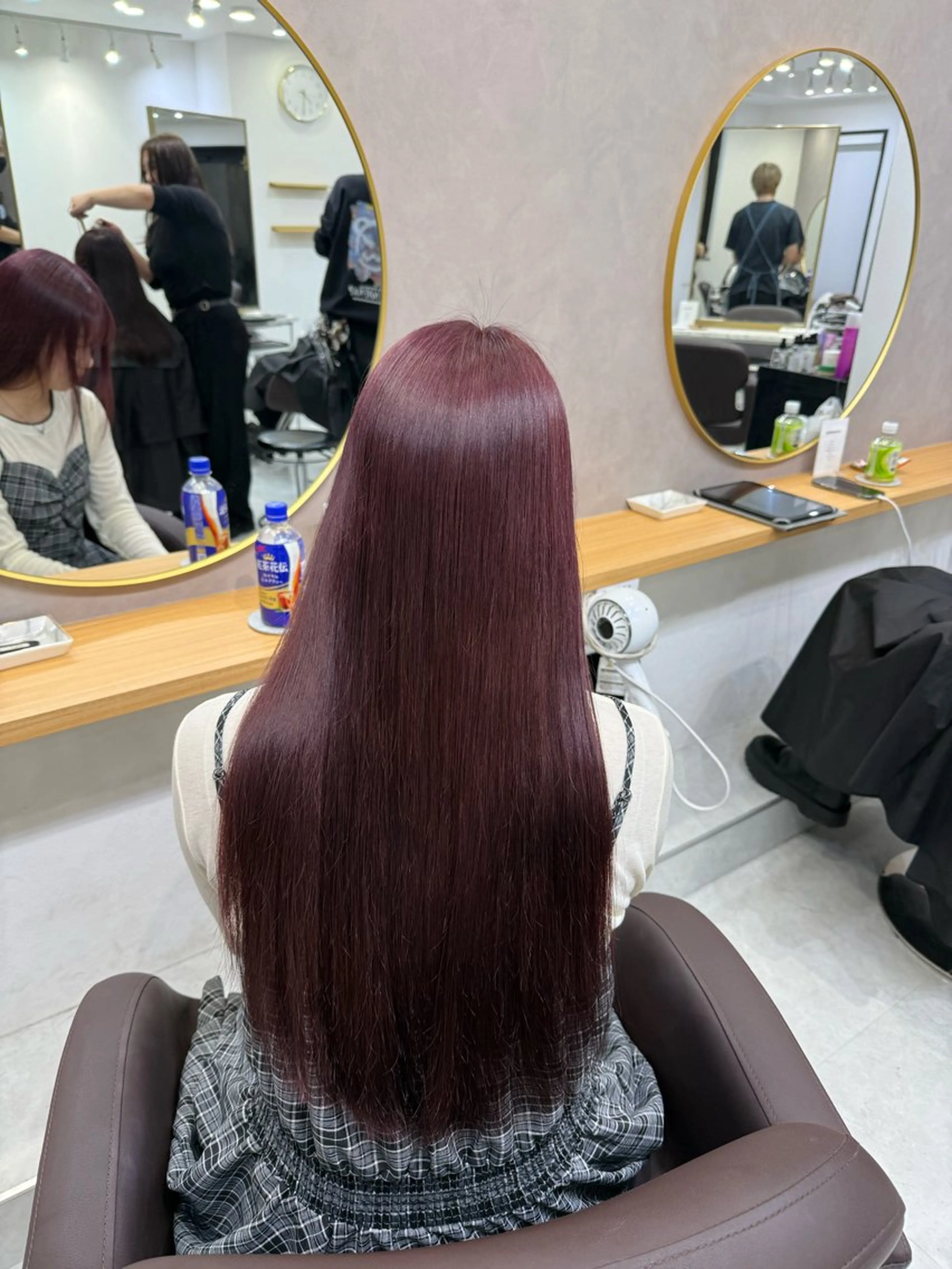 ロング カラー ヘアアレンジ ヘアカラー トリートメント ヘアセット 💗横浜美容室 💗HARUNAのヘアスタイル