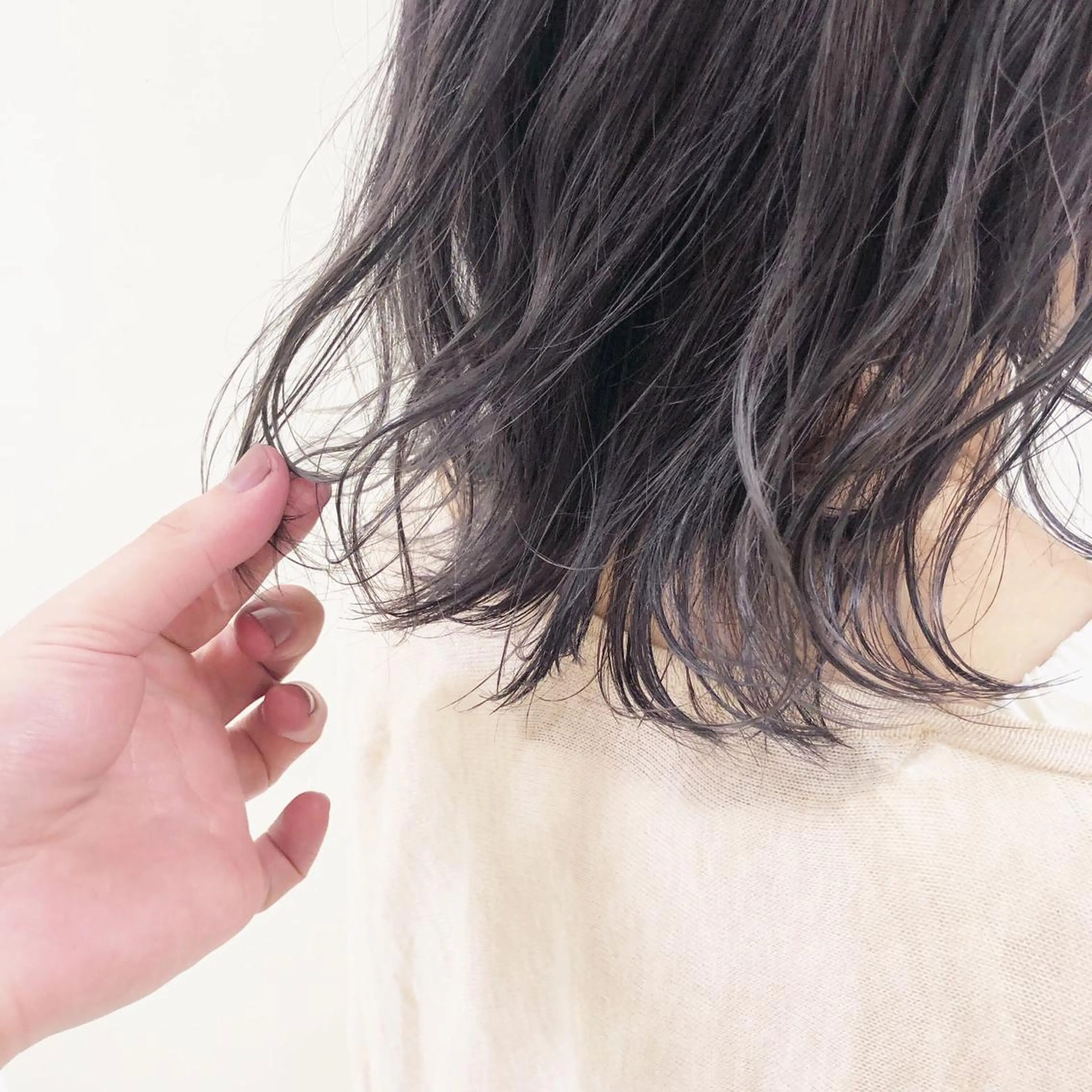 ミディアム カラー カット ボブ/パーマ 古家 佑真のヘアスタイル