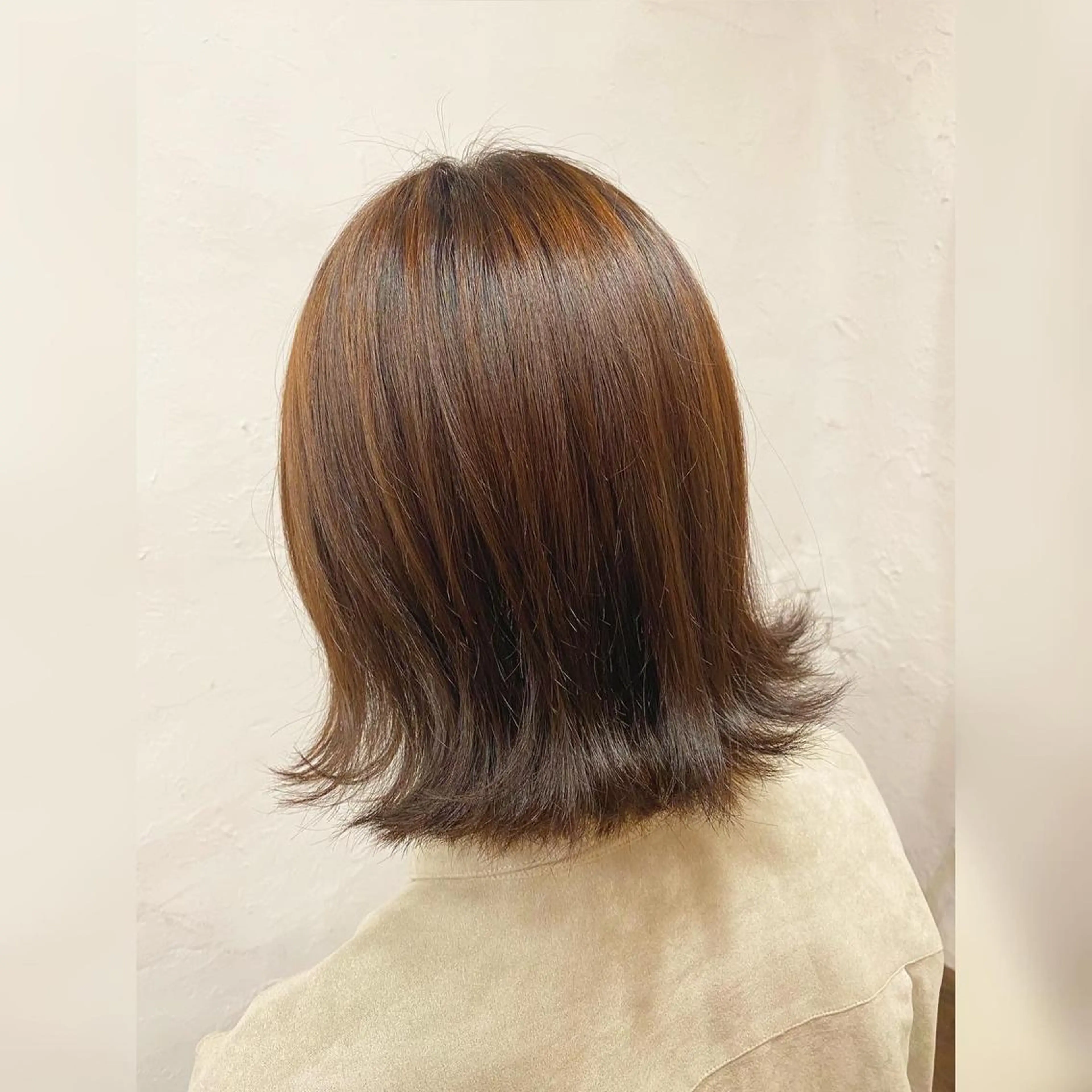 ミディアム カラー カット ヘアカラー トリートメント 宮澤弘一/大宮/ 髪質改善/完全個室のヘアスタイル