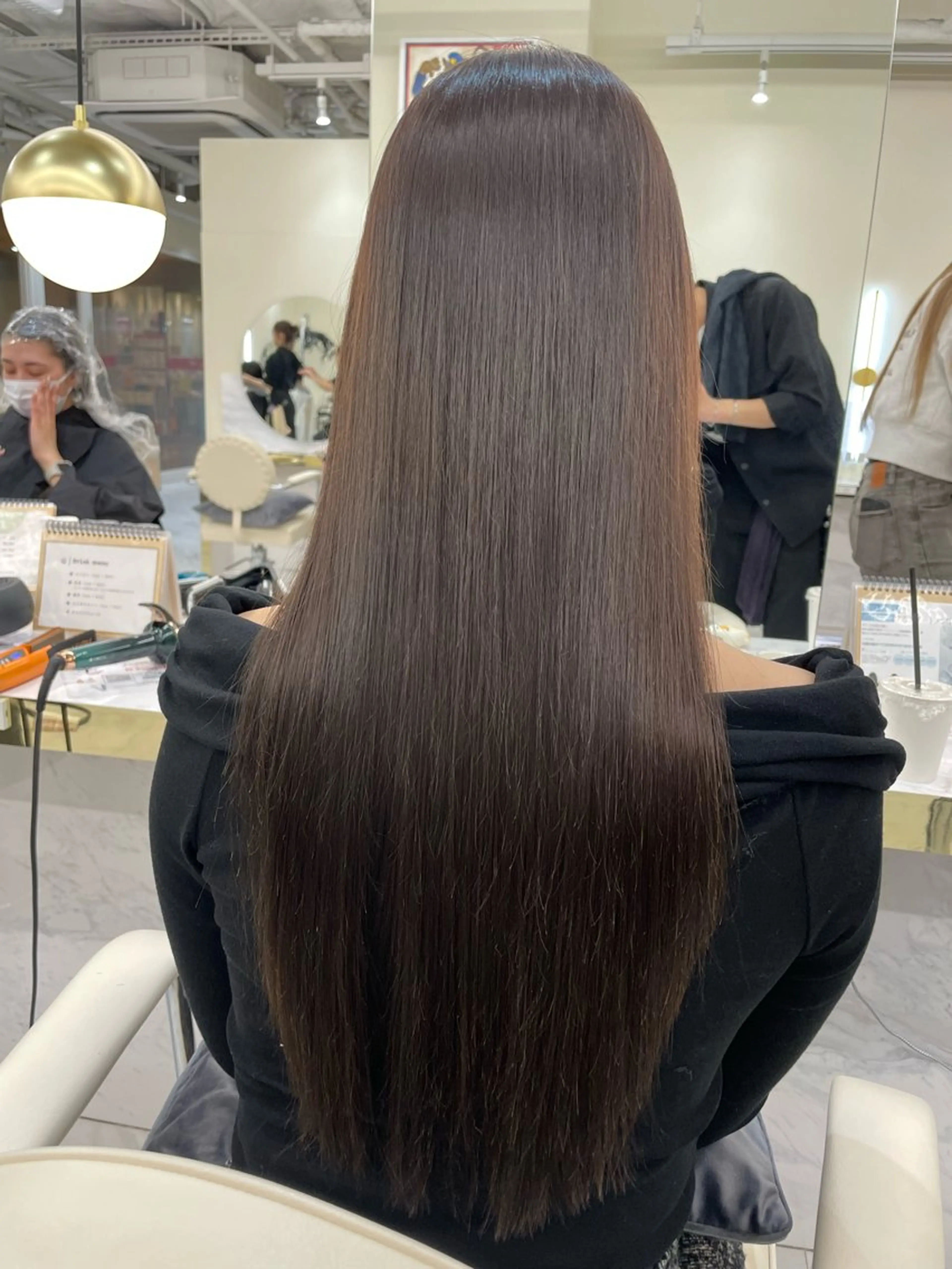 ロング カラー ヘアアレンジ 髪質改善 縮毛矯正 髪質改善特化 🫧松野力也のヘアスタイル