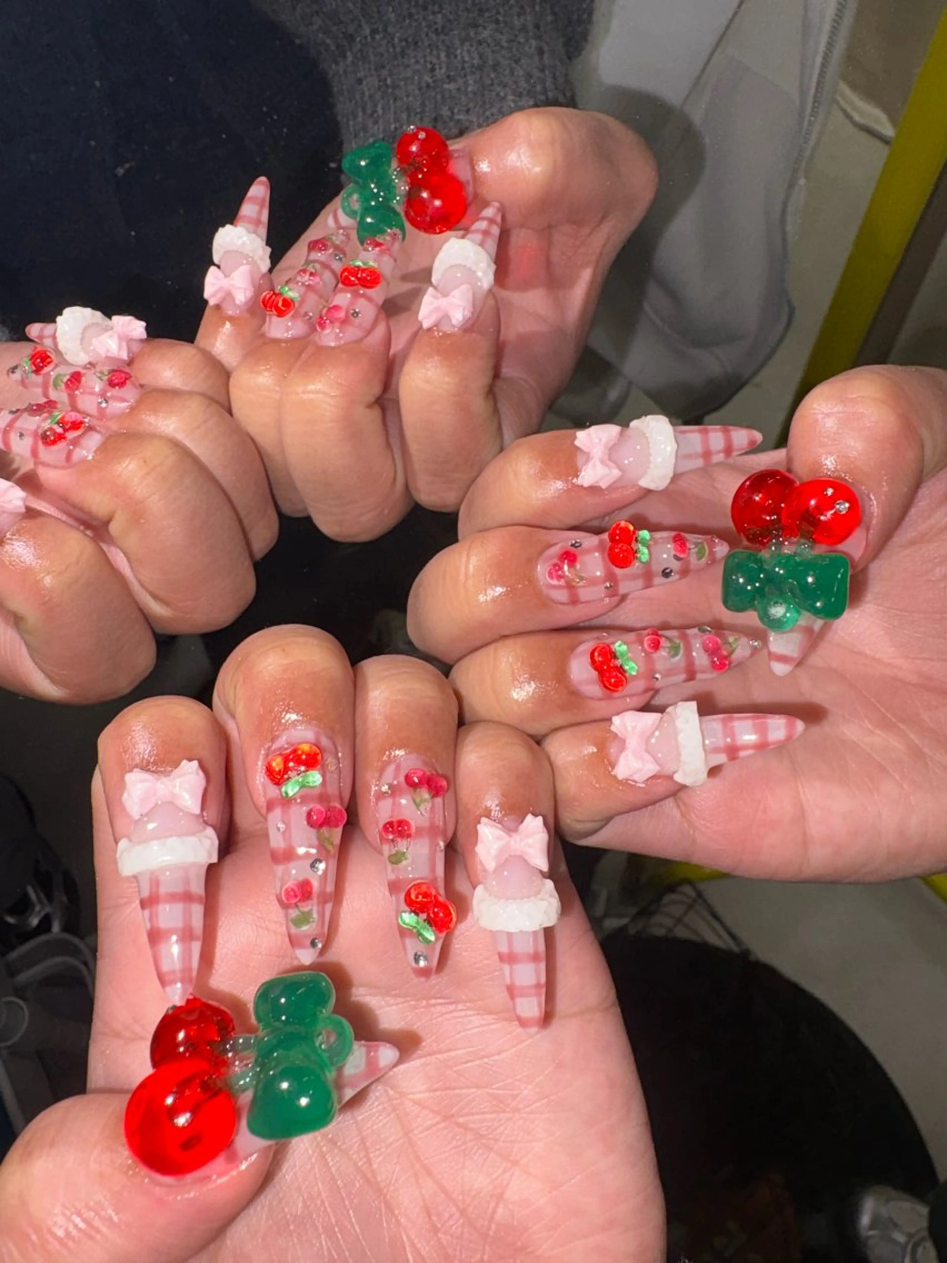 ネイル 持ち込み ハンドネイル 33nail✴️栄 スミレ❇️Gel-xのネイルデザイン