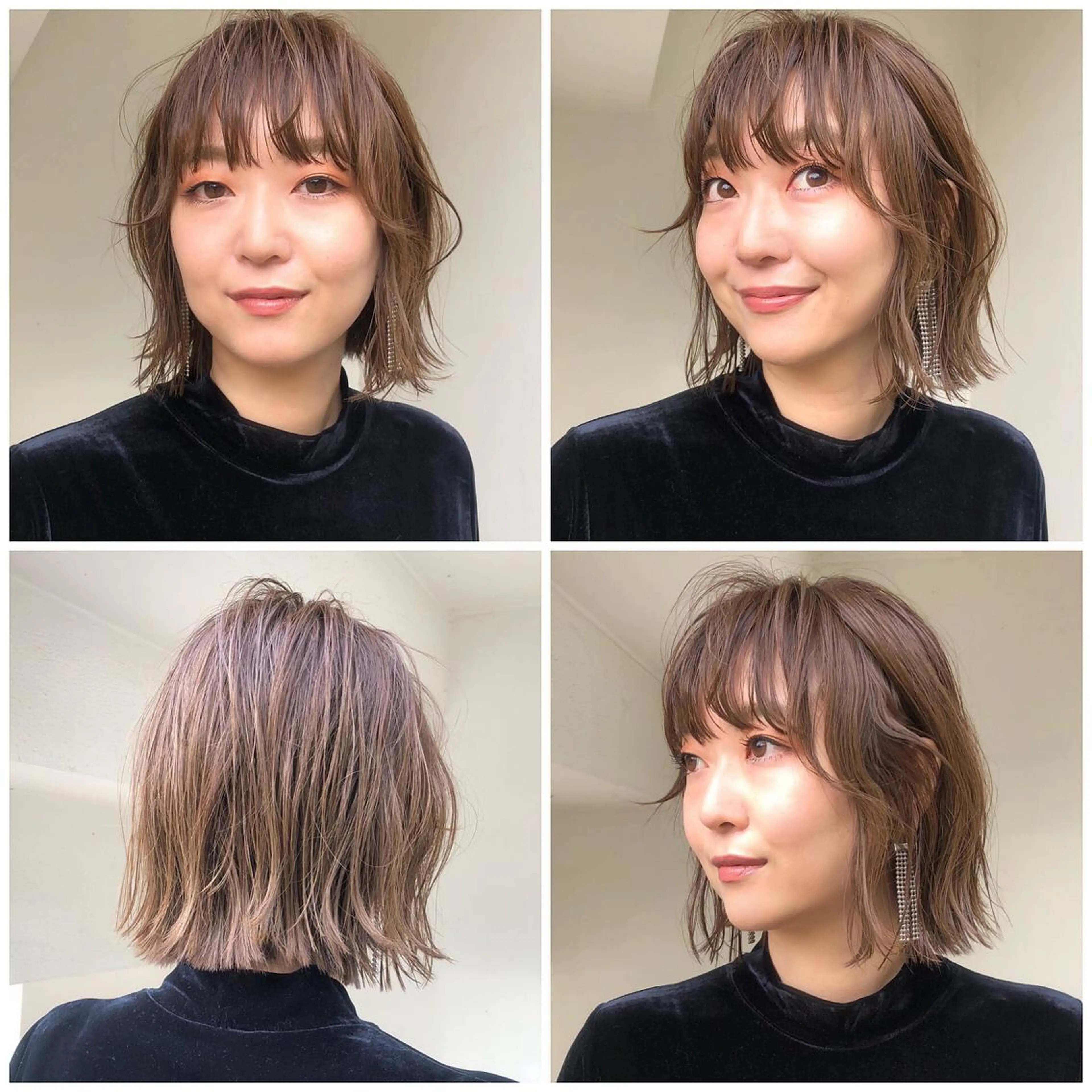 ショート カラー パーマ ヘアアレンジ メンズ キッズ ネイル マツエク・マツパ BRUNTJET所属・MAEDA MADOKAのヘアスタイル