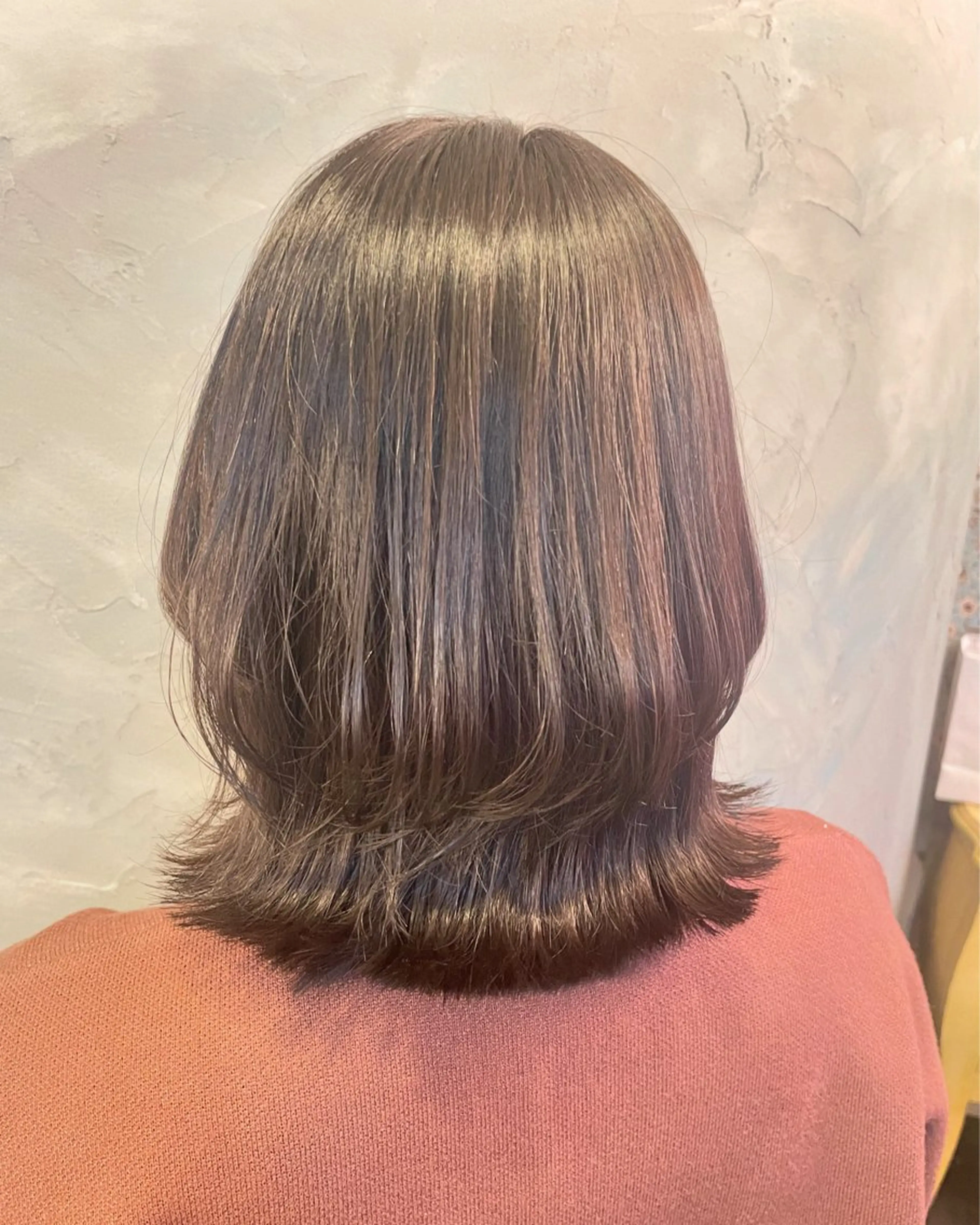 ミディアム ミディアムレイヤー レイヤーカット hair  make echo所属・hair make echo滿木あい花のヘアスタイル