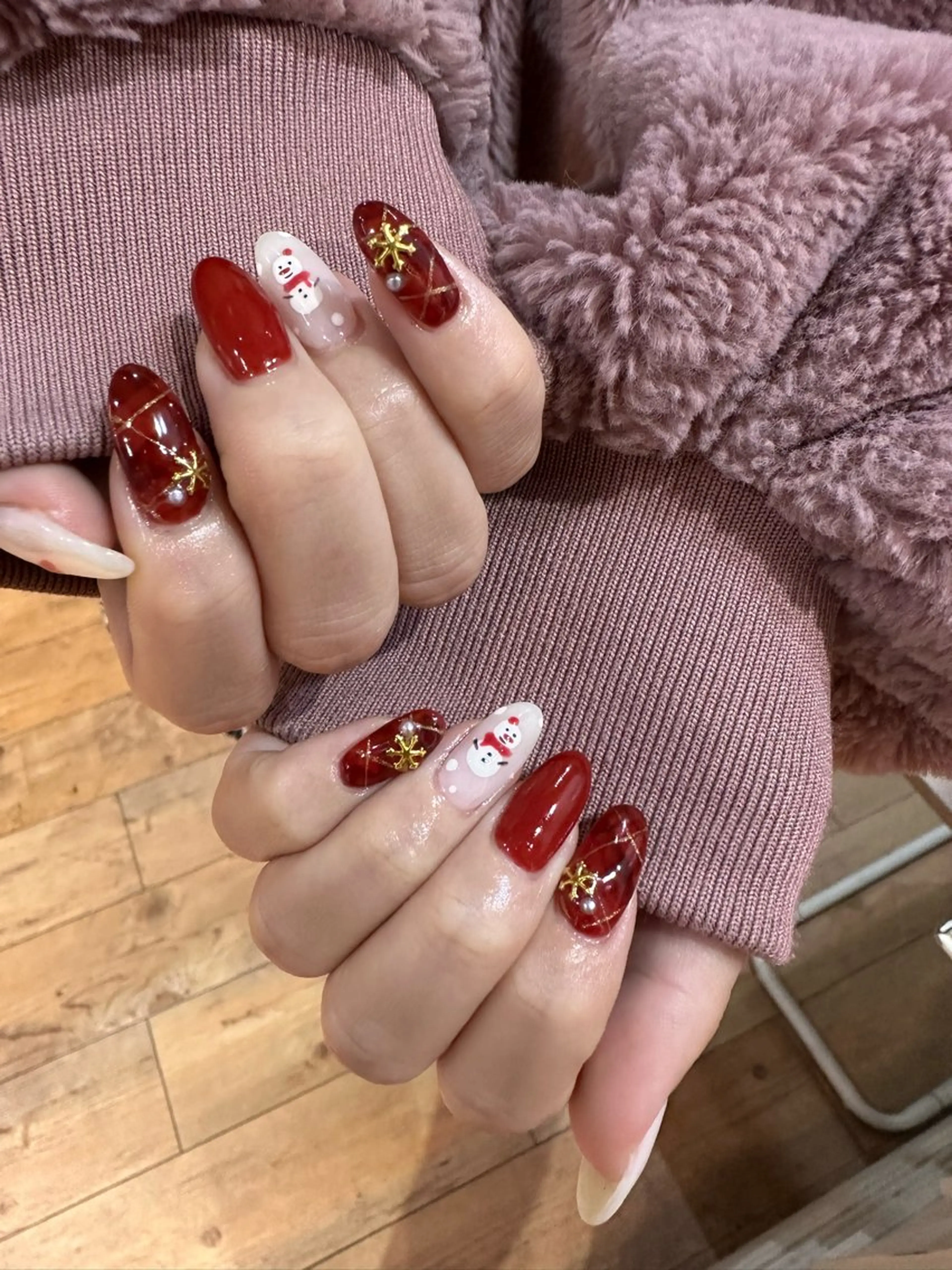 ネイル ハンドネイル 🧸プルエクステ❤︎ ネイルKAO🧸のヘアスタイル