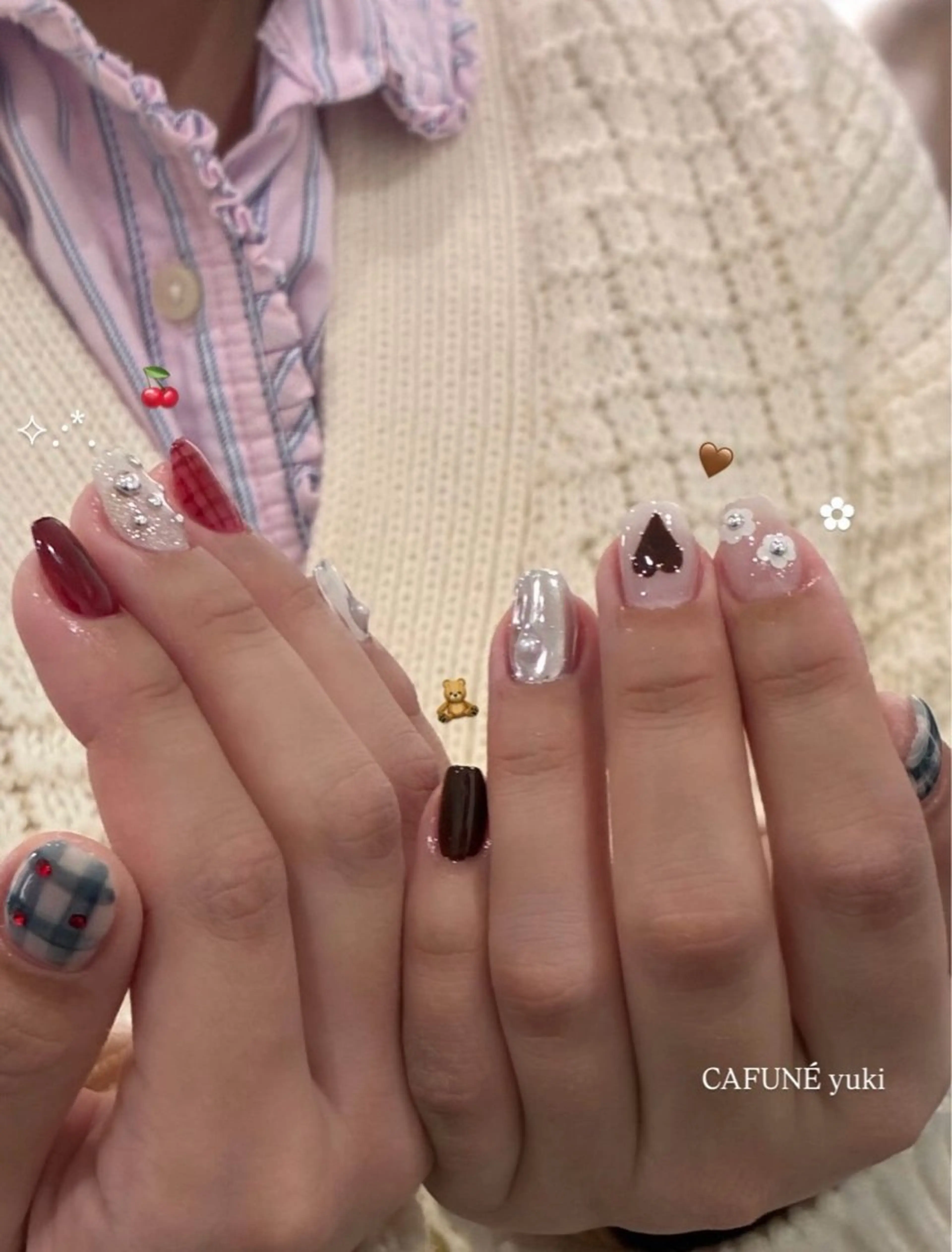 ネイル ハンドネイル CAFUNE TOKYO所属・yuki_ nailのネイルデザイン