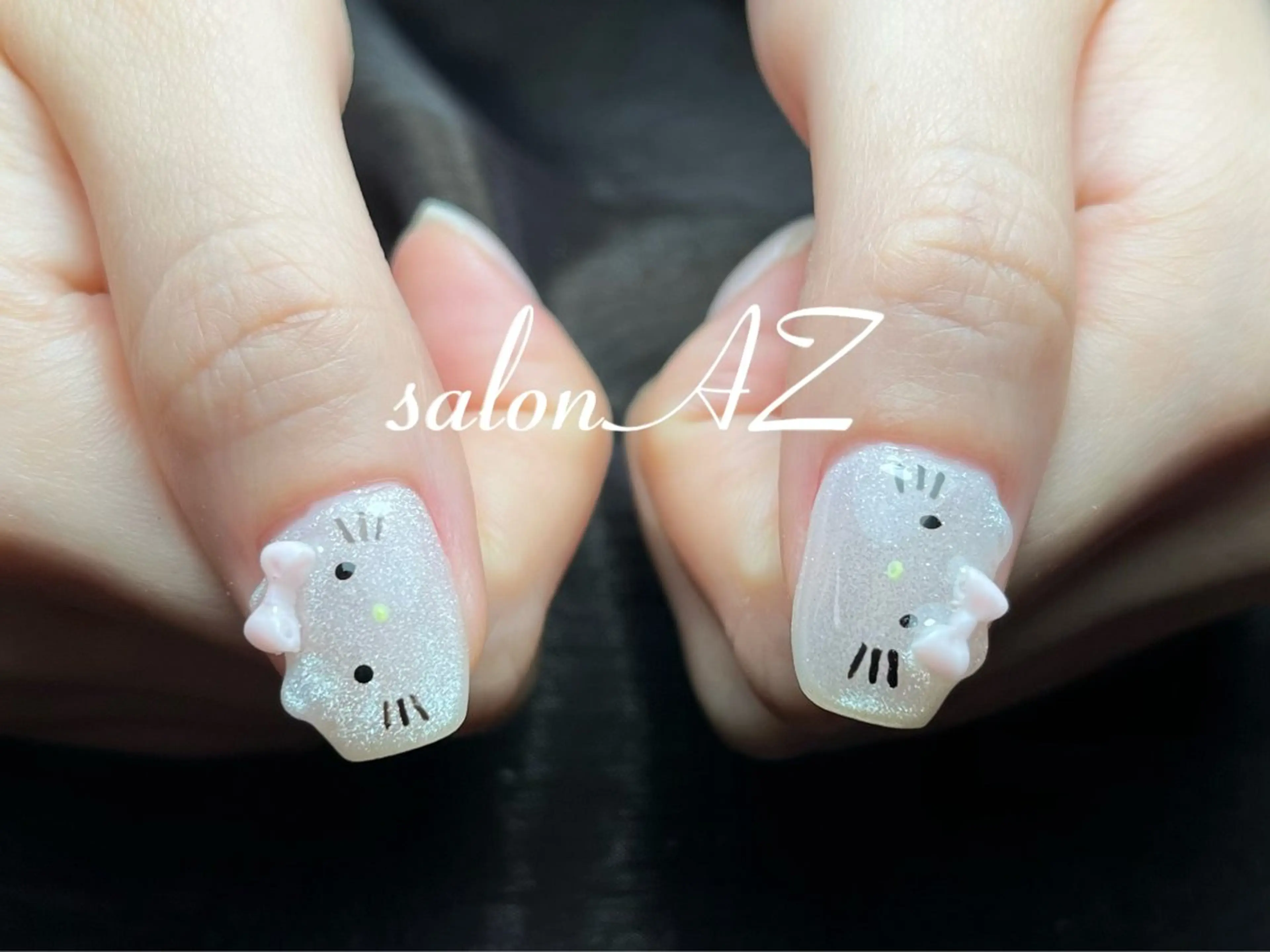 ネイル アートネイル 長さ出し フットネイル フレンチネイル ジェルネイル salon AZのネイルデザイン