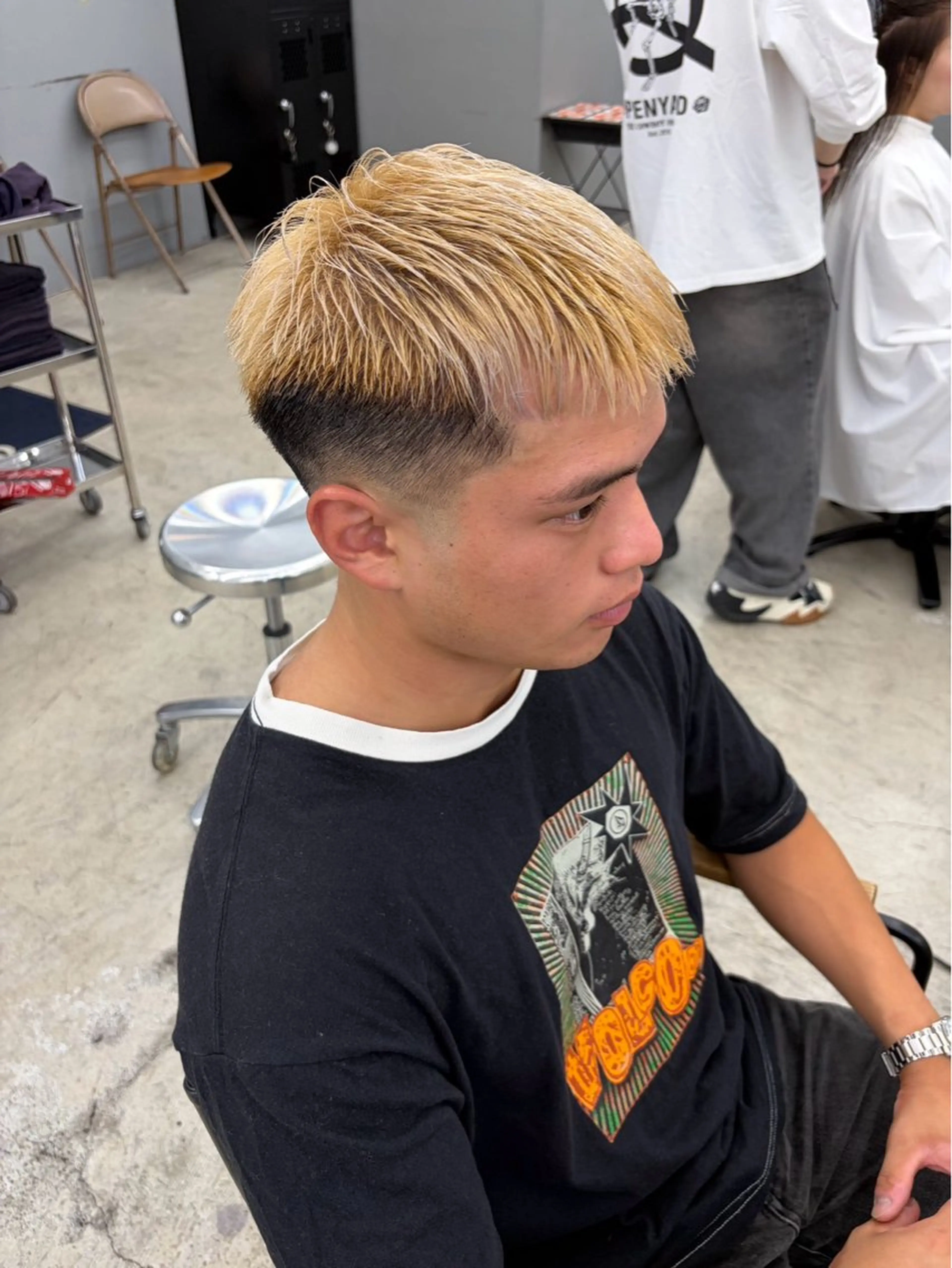 ショート メンズ カット メンズ専門サロン wokeのヘアスタイル