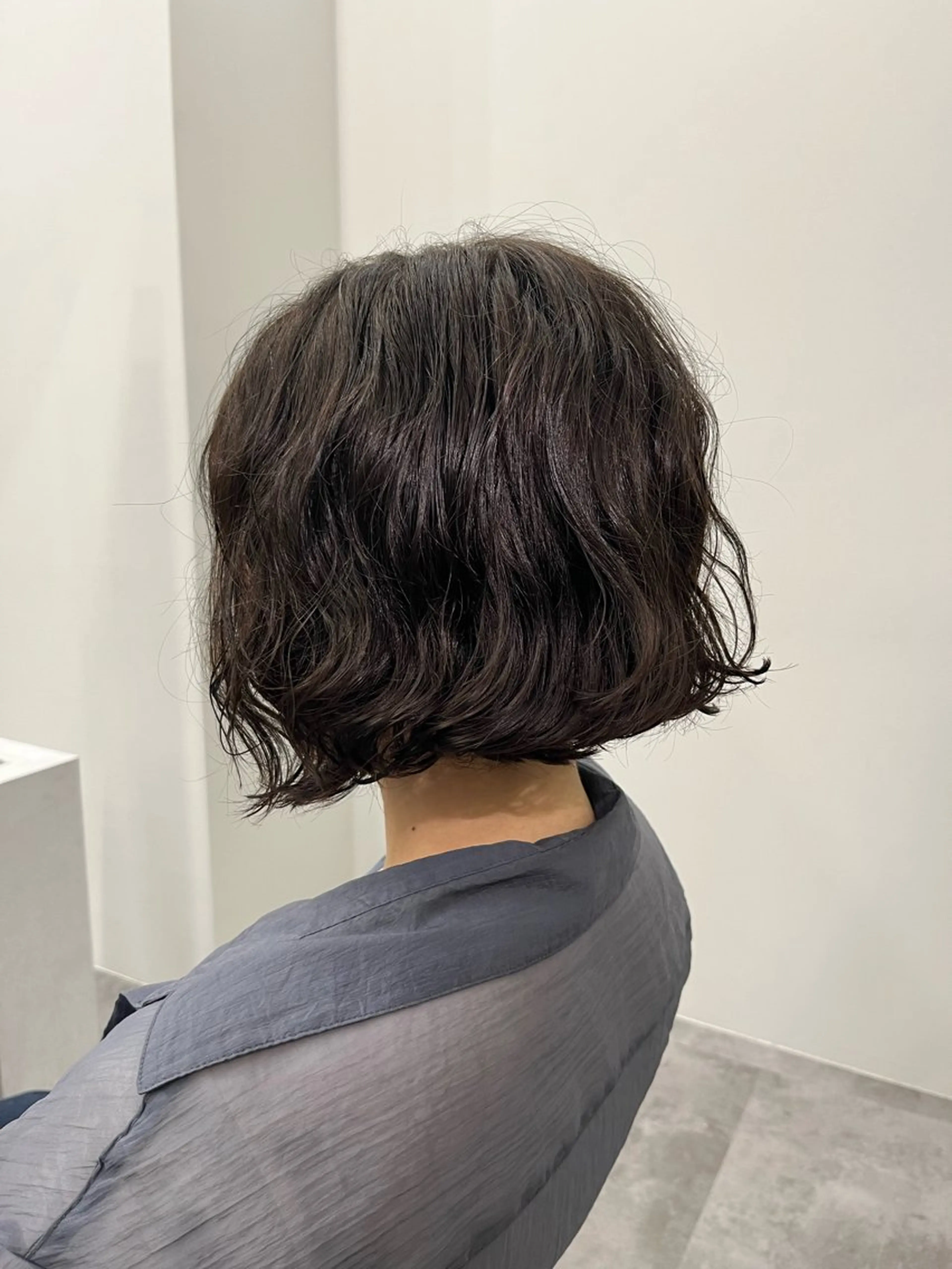 ミディアム パーマ 門崎未依/レイヤー/ メンズカット🪿🌼のヘアスタイル