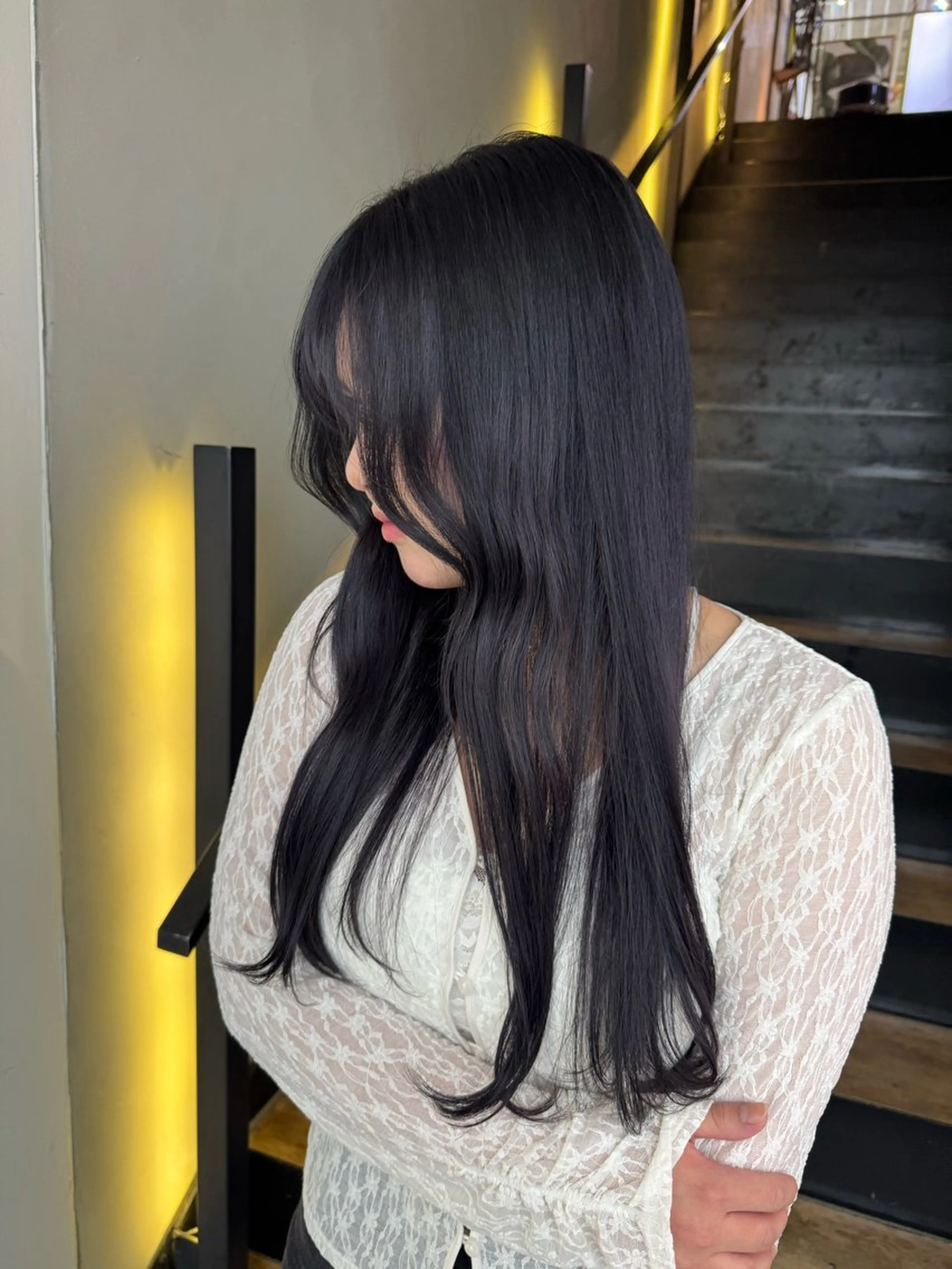 ロング ヘアカラー SEAM所属・詩音 ／札幌美容師のヘアスタイル