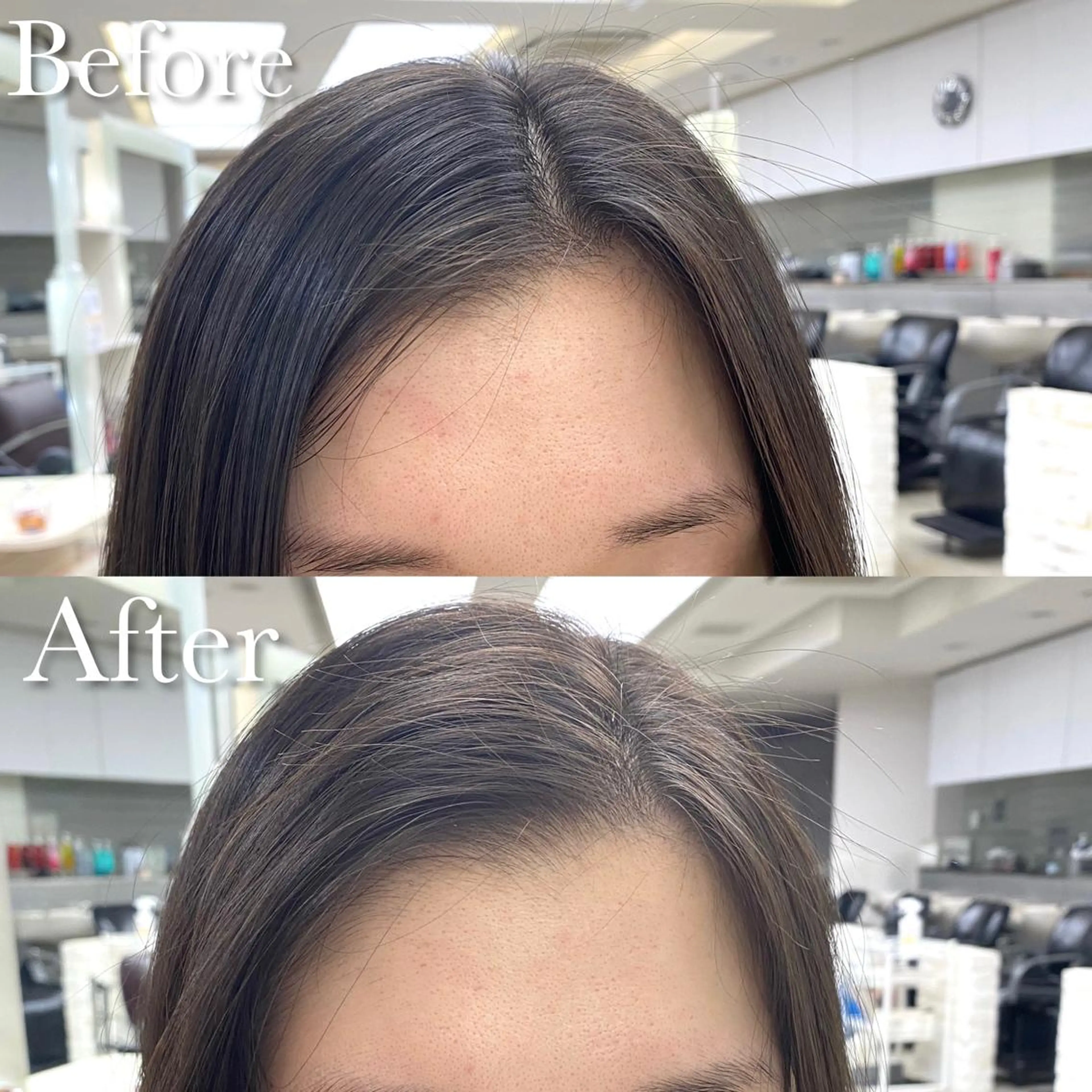 パーマ 根元パーマ コテ巻き風パーマ💛 池袋のヘアスタイル