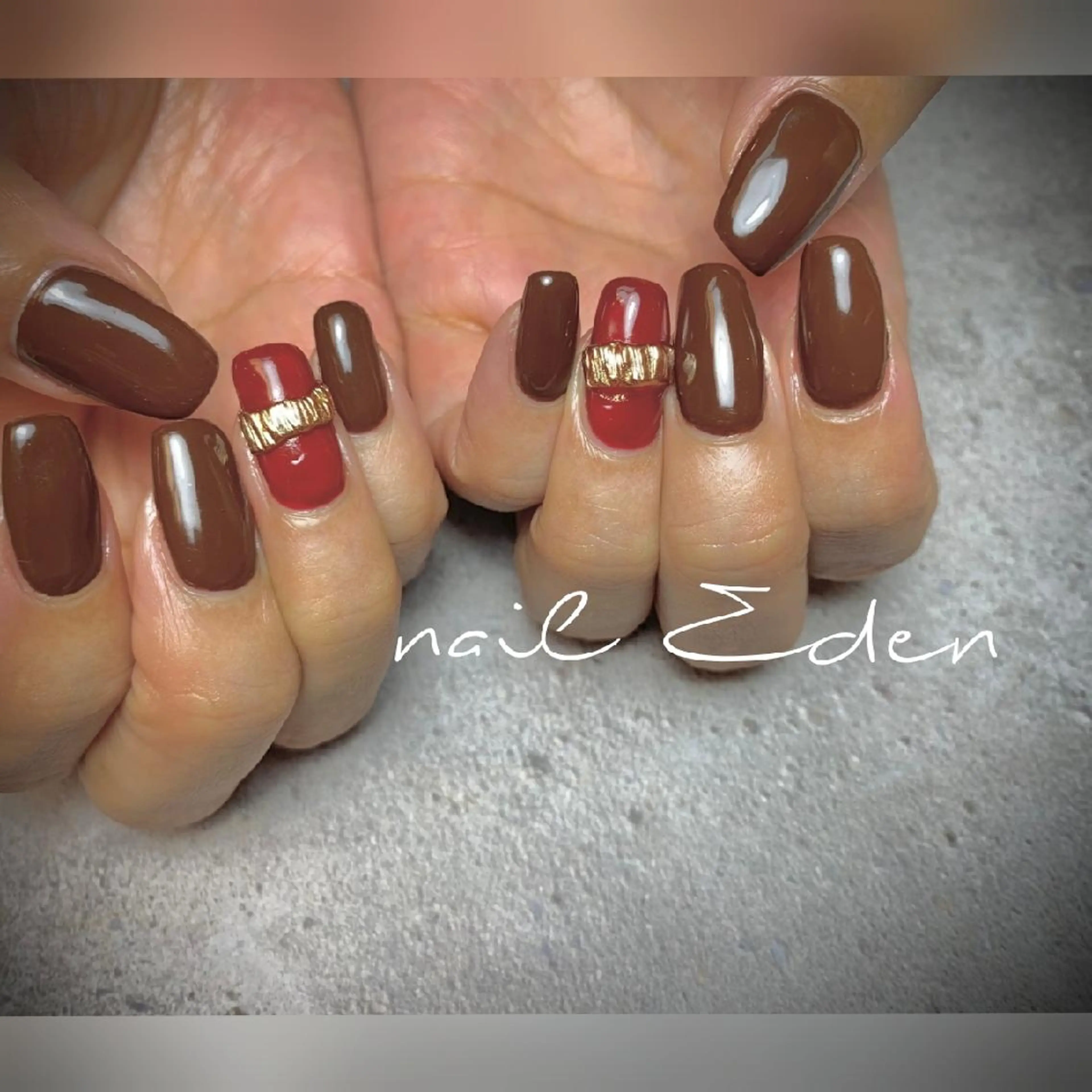 ネイル 持ち込み ハンドネイル ハンドケア Eden　private nail saron所属・Eden ♾️のネイルデザイン