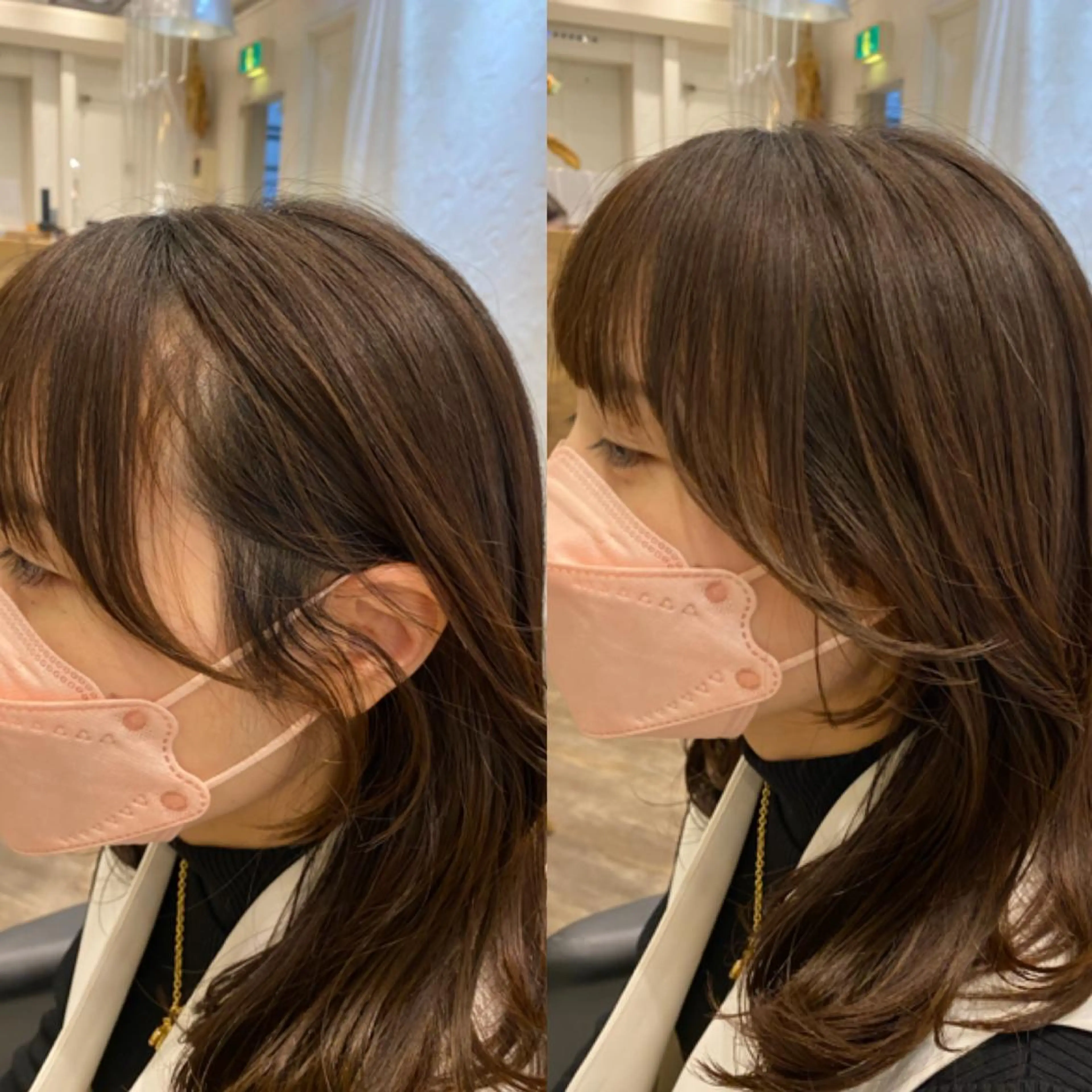 ロング カット ヘアセット BOTTOMS所属・🌸透明感艶 カラー🌸Yuukiのヘアスタイル