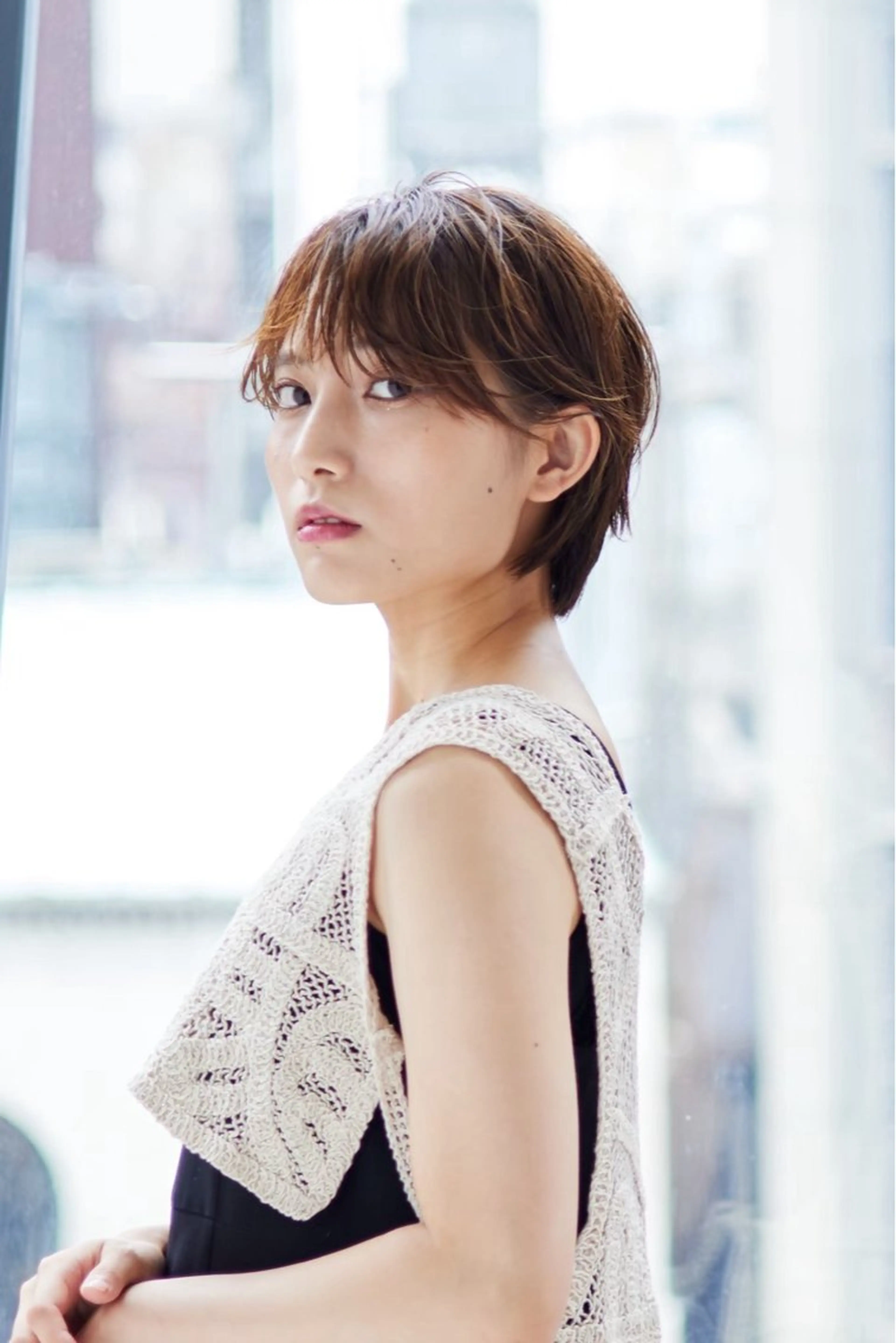 ショート カラー ハイトーン /RYUUKI/栄のヘアスタイル