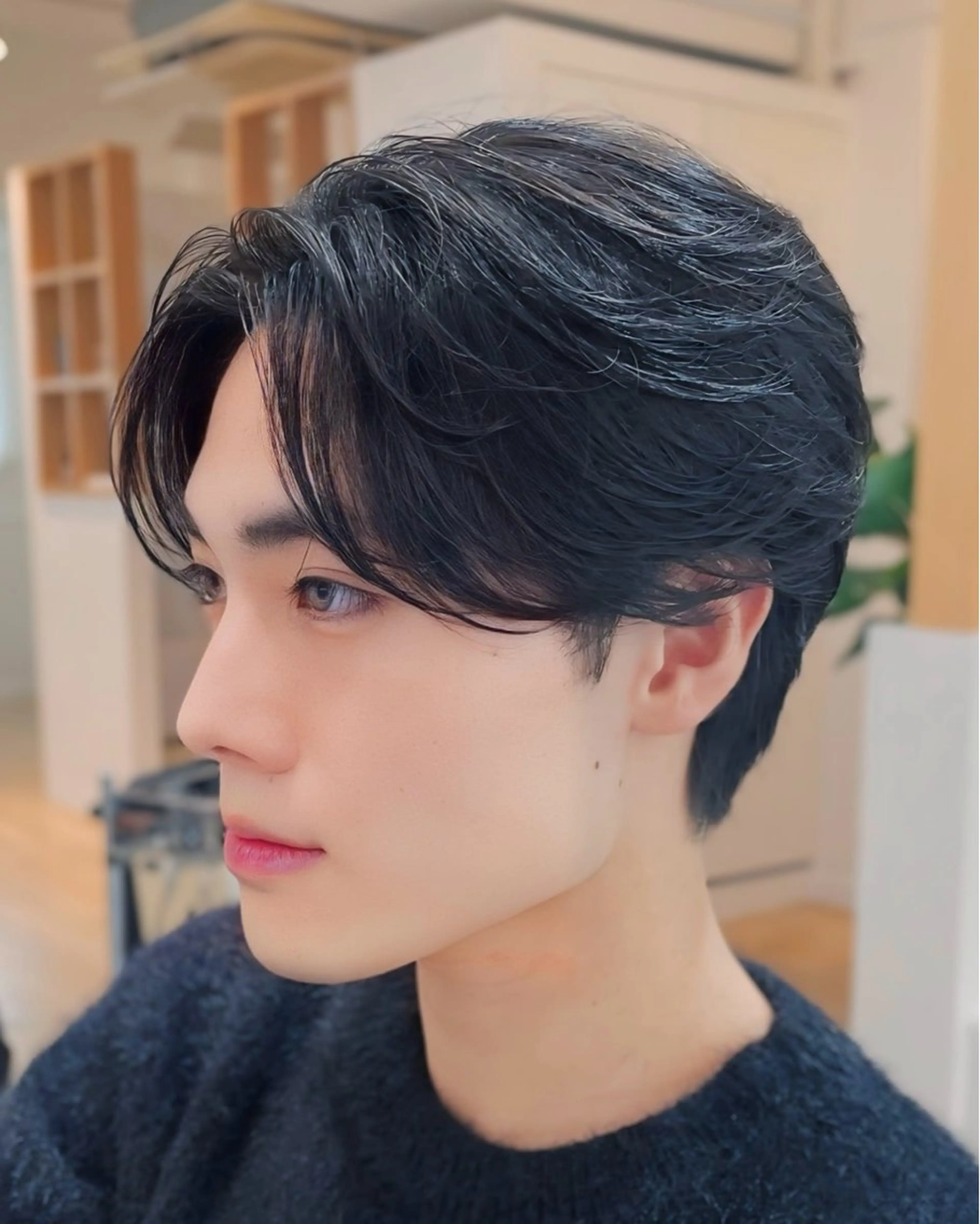 [直毛の方におすすめ❗️]メンズカット➕ニュアンスパーマの写真